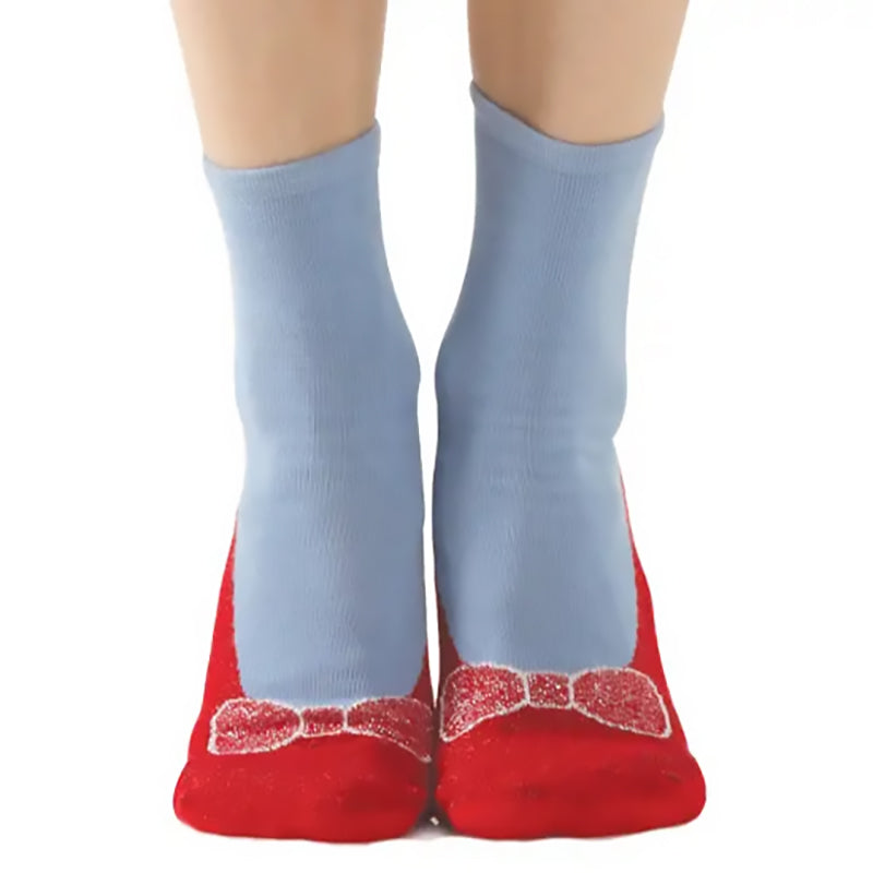 Non-Slip Ruby Red Slippers for Women - Comfortable House Shoes with Anti-Skid Sole - Perfect for Indoor, Lounge, and Spa Use