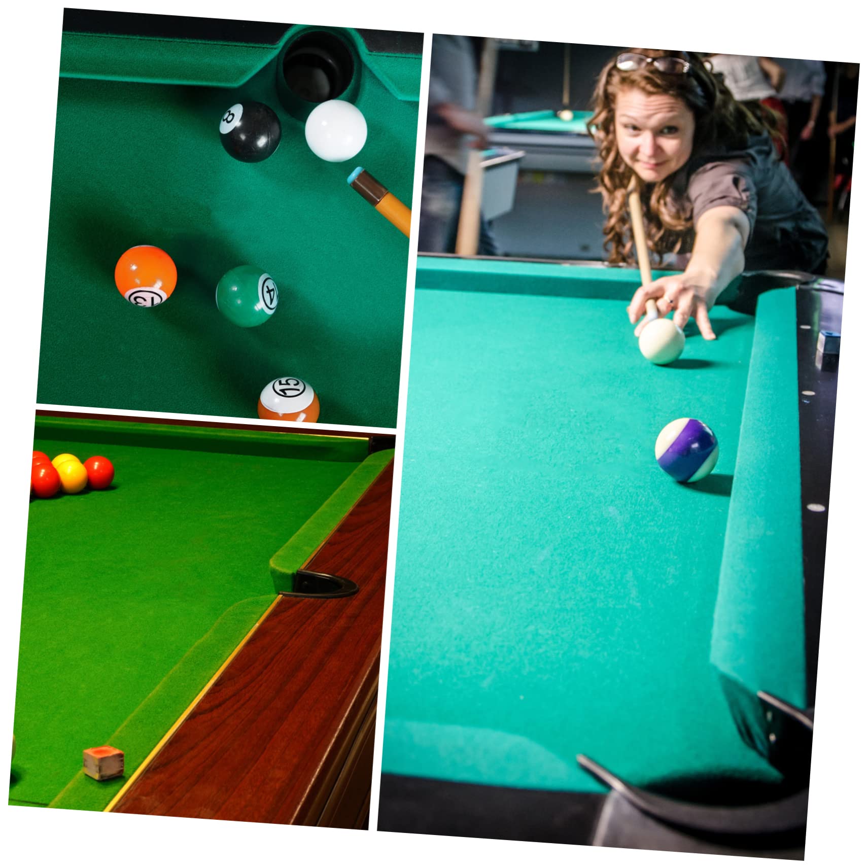 BESPORTBLE Billiard Pockets - Durable Plastic Pool Table Web Basket Replacement for Professional & Home Use - Perfect Billiards Accessories for Game Rooms, Bars, and Recreation Centers