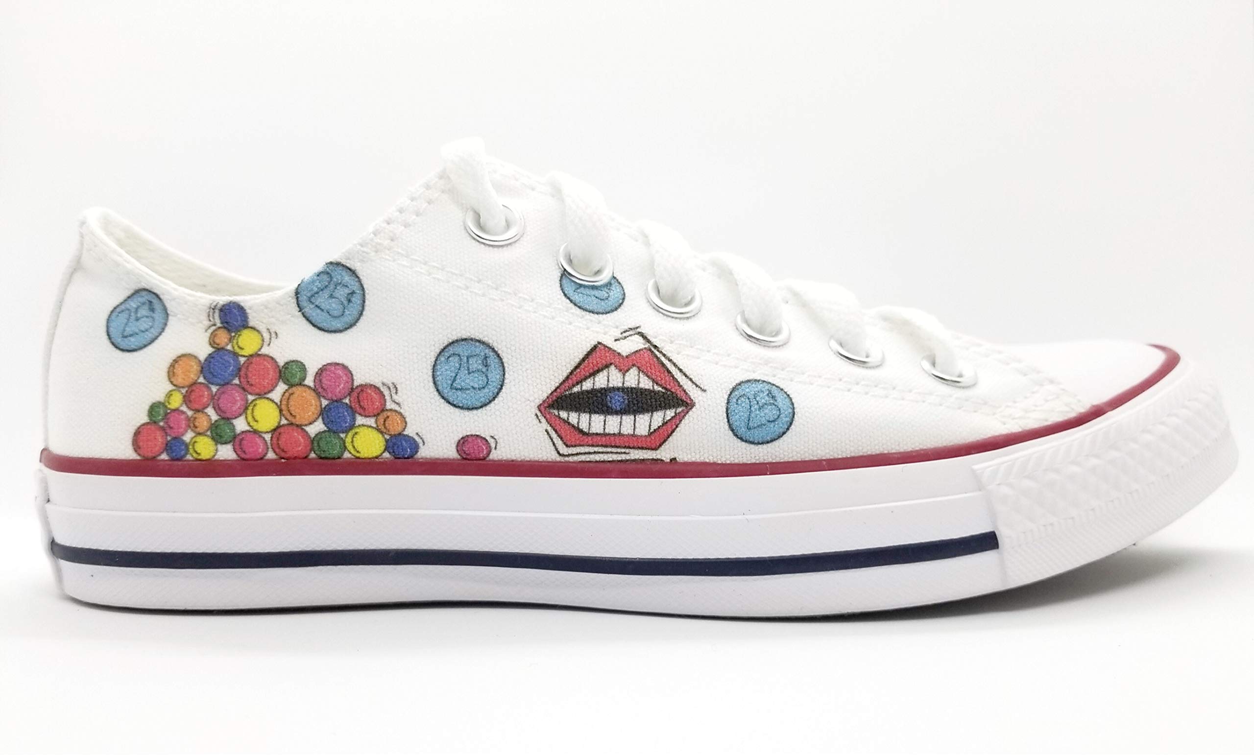 Women's White Low Top Sneakers - Fashionable Casual Shoes for Walking, Running & Everyday Wear | Comfortable & Stylish Design for Women
