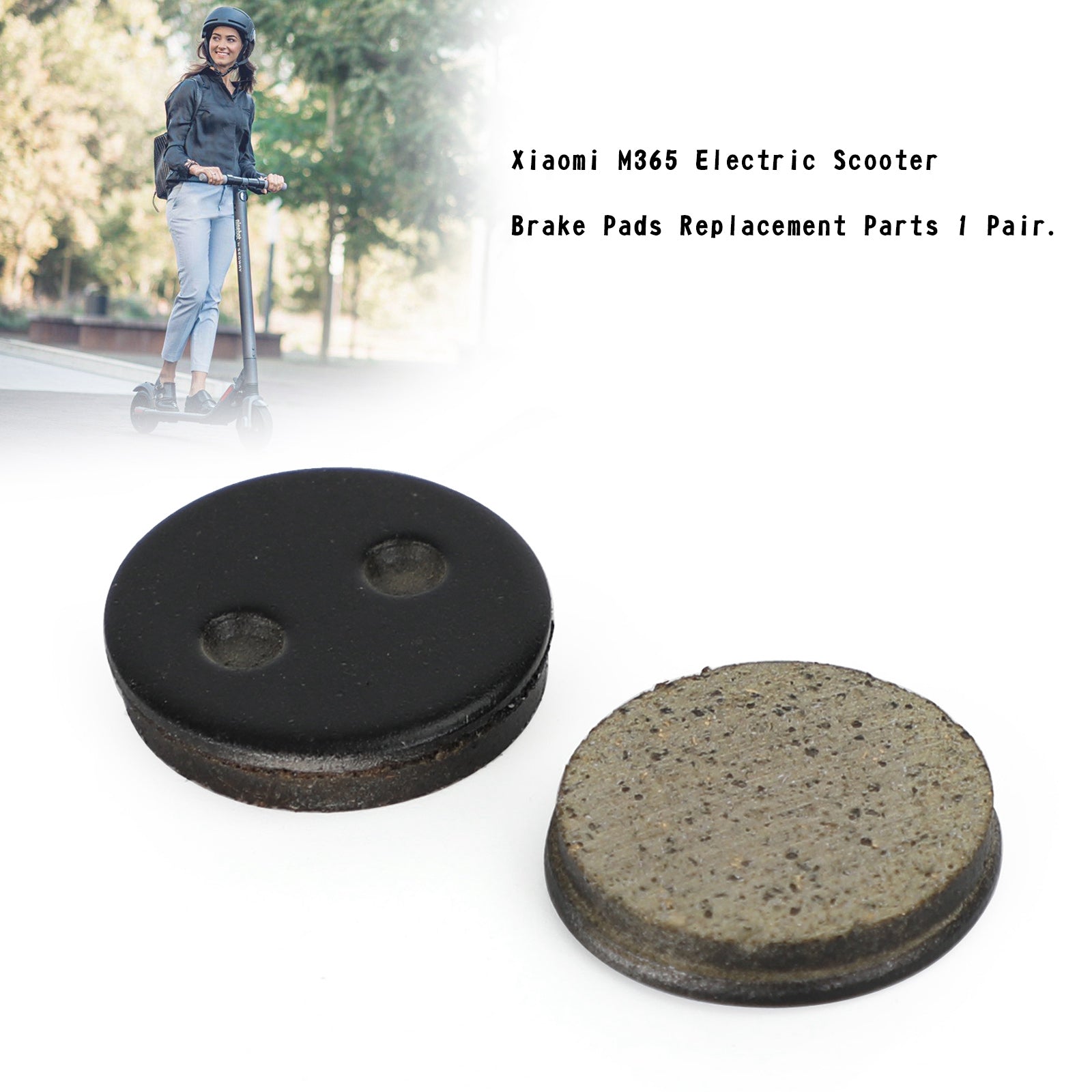 Xiaomi M365 Electric Scooter Brake Pads Replacement Set - High Performance Braking Pads for Xiaomi M365 Pro/1S - Perfect for Commuting & Urban Riding Safety
