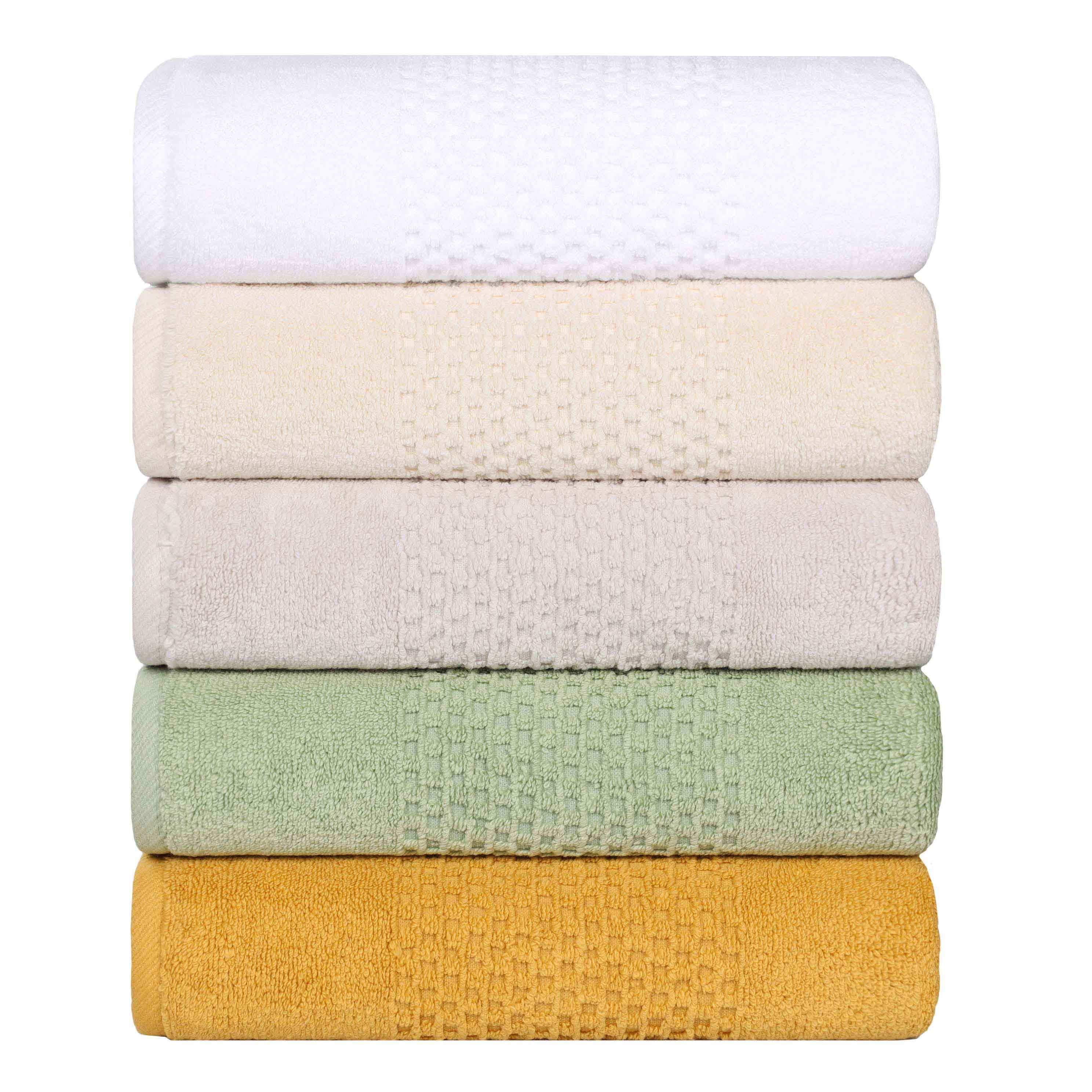 Playa Zero Twist Cotton Solid Waffle Textured Bath Sheets - Ultra Soft & Absorbent Set of 2 | Luxury Spa & Bathroom Essentials for Hotels & Home Use