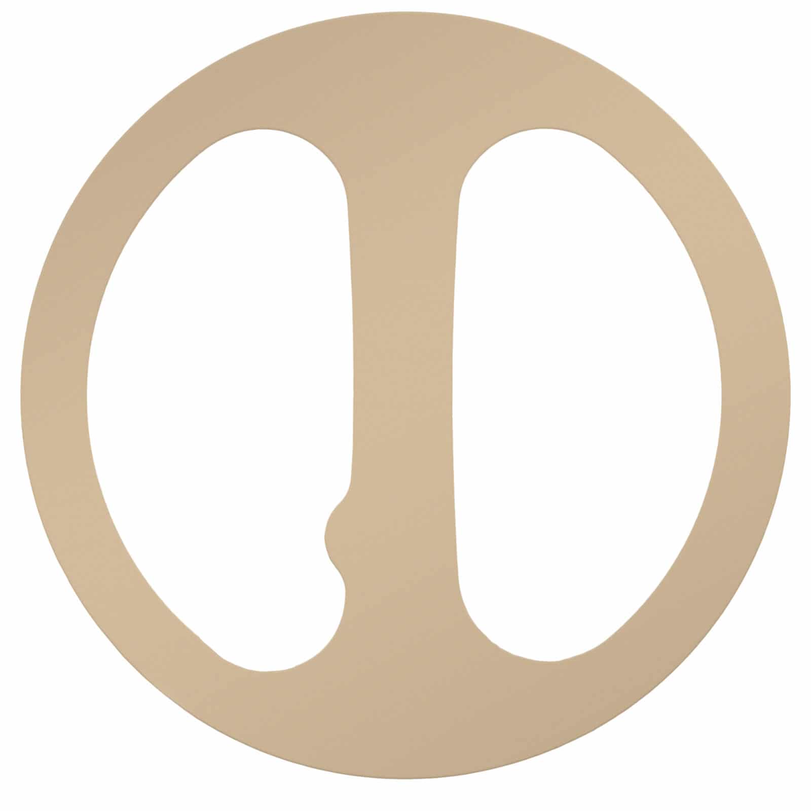 Coiltek 22 Goldstalker Beige Round Fitted Coil Cover Skidplate Scuff S02 0011 - Metal Detector Accessory for Gold Prospecting & Treasure Hunting
