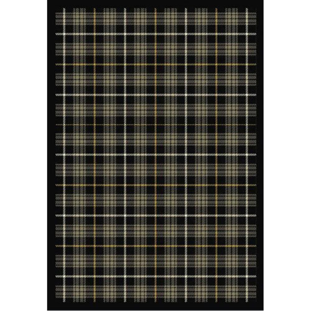 Joy Carpets Kaleidoscope Bit O' Scotch Whimsical Flannel Gray Area Rugs - Soft Kids Room Rug, Playroom Floor Mat, Nursery Decor for Cozy Home