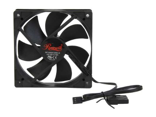 Rosewill 120mm Ultra Quiet Case Fan 4-Pack - Long Life Sleeve Bearing Computer Cooling Fan (ROCF-13001) for PC, Gaming Rig & Home Office Desktop - Perfect for Enhanced Airflow & Silent Operation