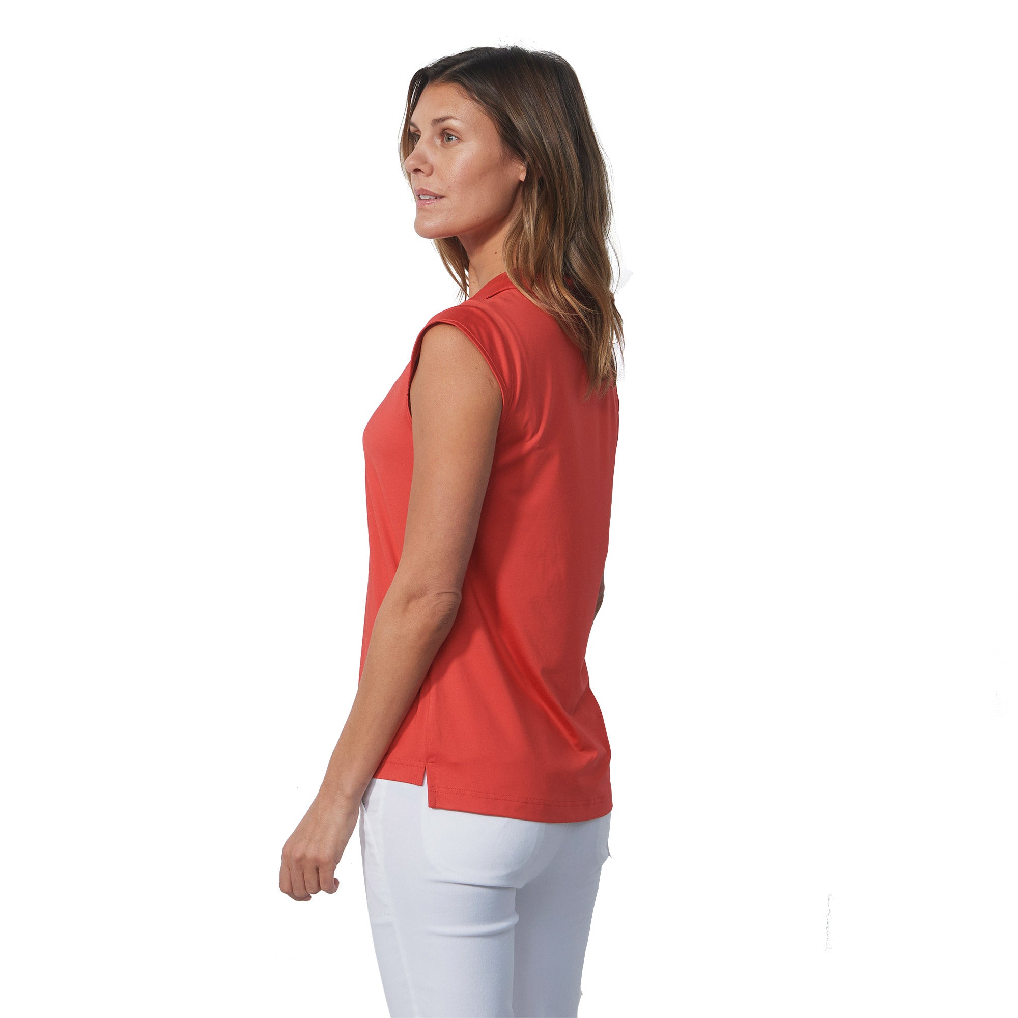 Anzio Women's Sleeveless Golf Polo Shirt - Breathable Moisture-Wicking Athletic Top for Golf, Tennis & Outdoor Sports