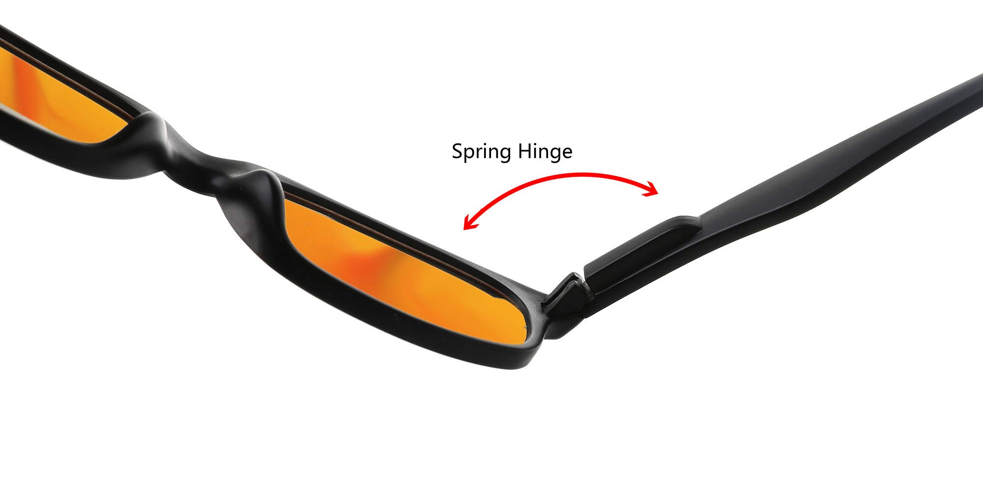 Blue Light Blocking Amber Glasses for Better Sleep - Wayfarer Style Orange Tinted Nighttime Glasses to Improve Sleep Quality & Boost Melatonin Production - Perfect for Nighttime Use, Screen Time & Relaxation Before Bed