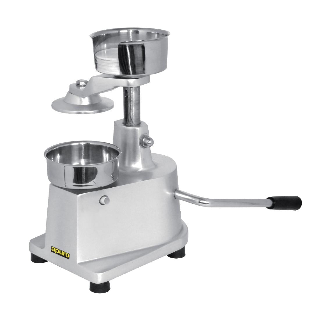 Apuro Manual Hamburger Press - Stainless Steel Patty Maker for Perfect Homemade Burgers | Ideal for BBQ, Picnics, and Home Cooking