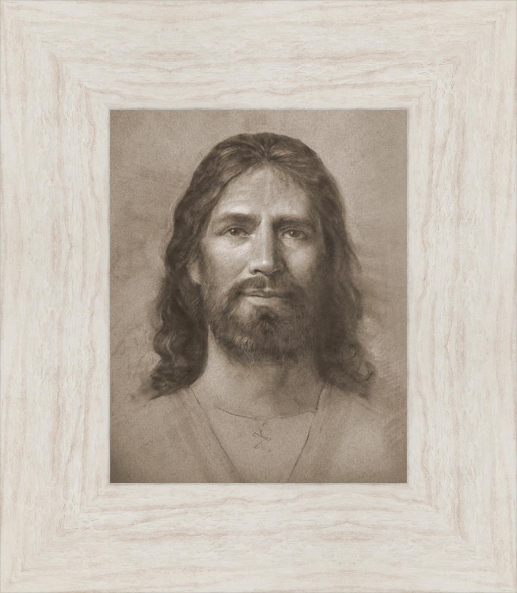 Christ Head Study - Religious Artwork for Home Decor, Church Display & Spiritual Inspiration