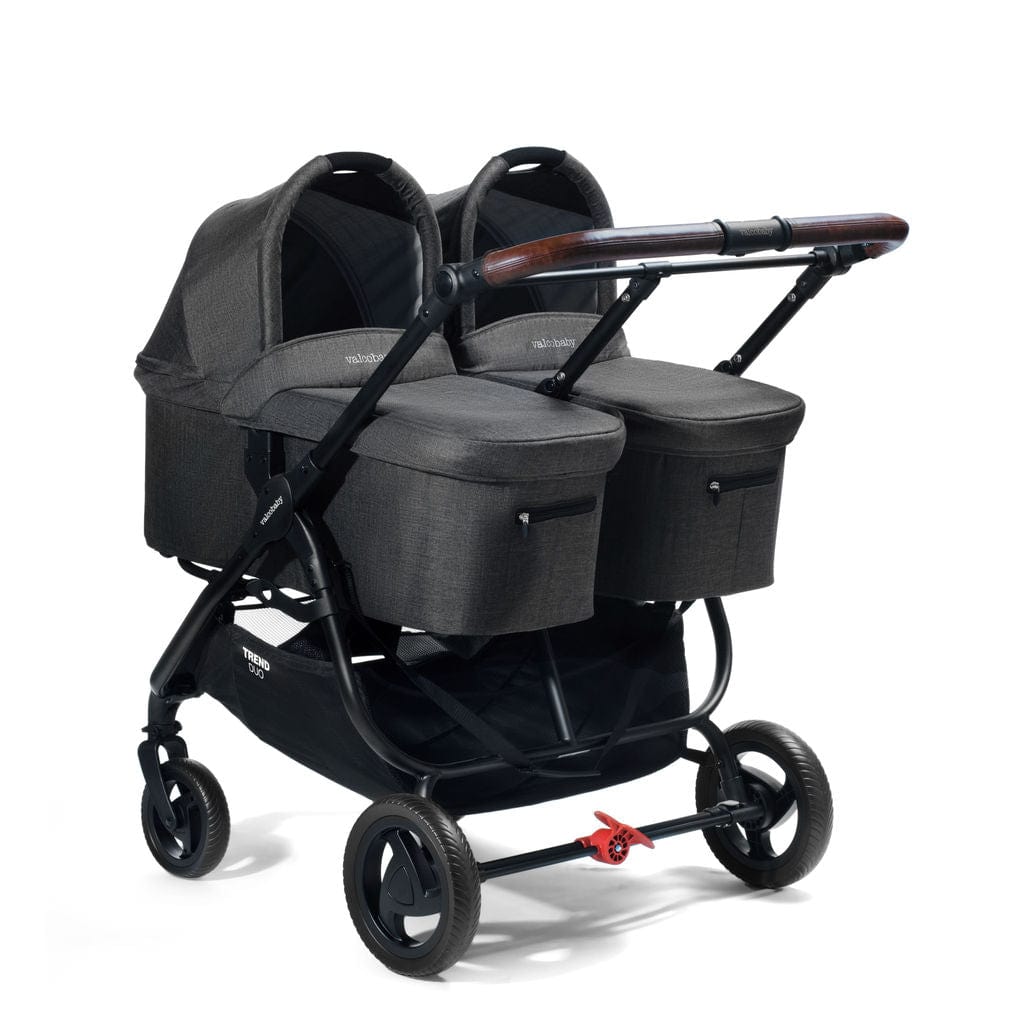 Valco Baby Duo Trend Double Stroller - Lightweight Compact Side by Side Stroller for Twins & Toddlers | Perfect for Shopping, Travel & Outdoor Adventures