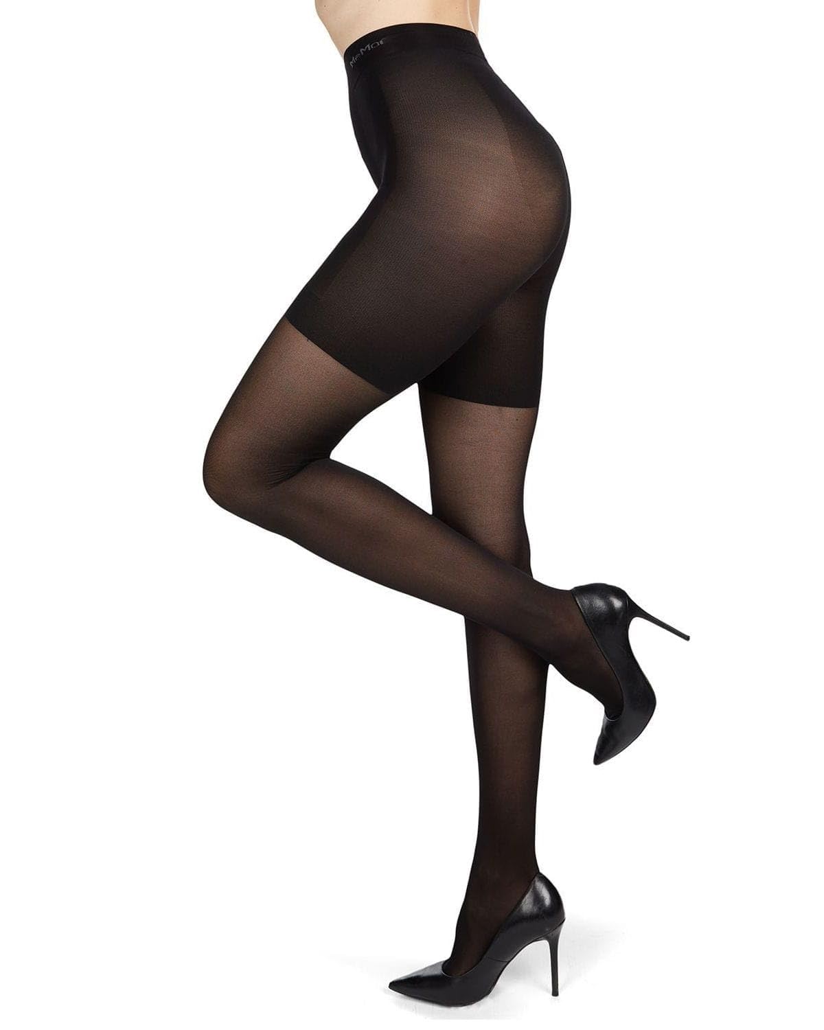 MeMoi BodySmoothers Luster Shaper Tights - High Waist Slimming Shapewear for Women | Perfect for Workout, Yoga & Everyday Wear