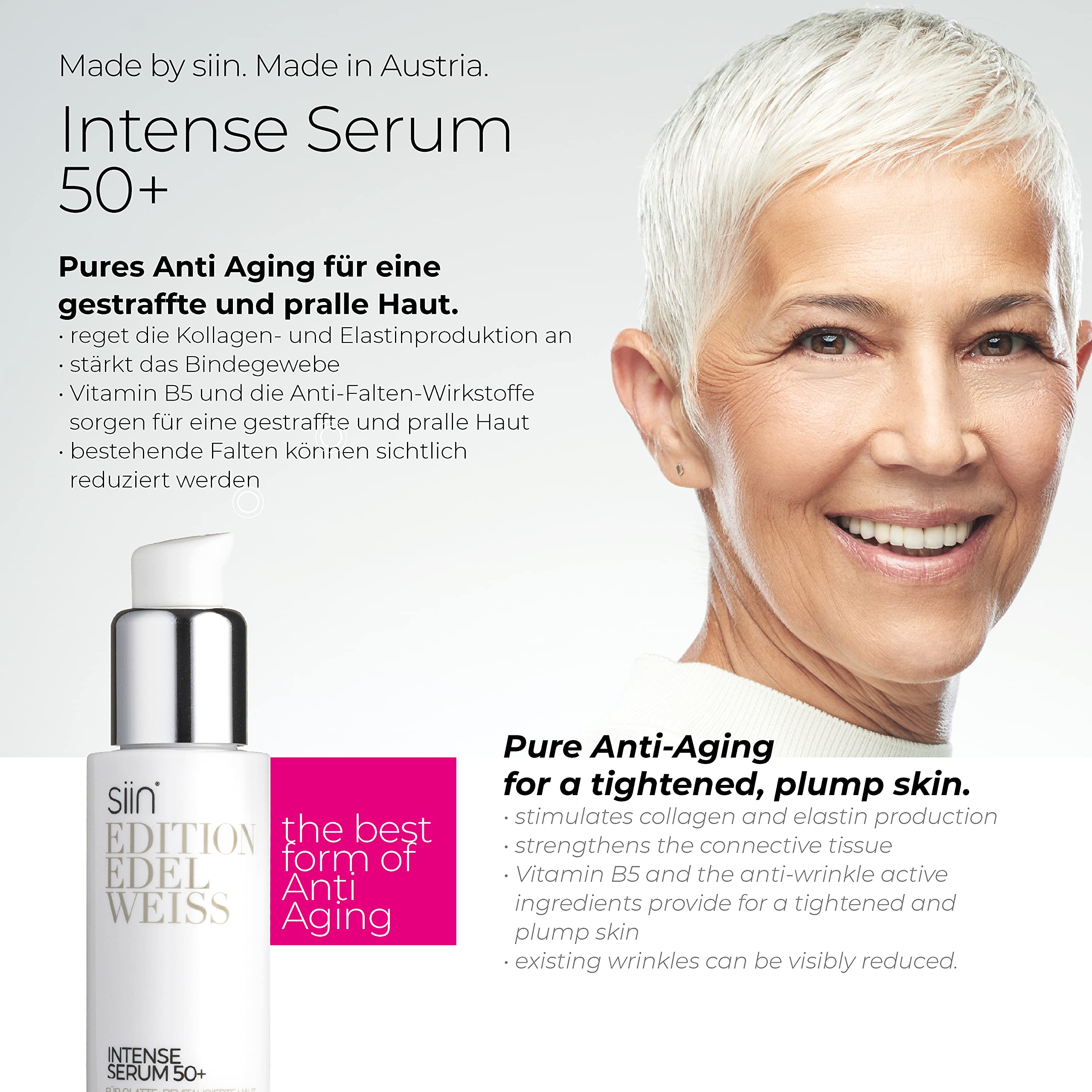 Premium Anti-Aging Face Cream for Mature Skin - Deep Pore Cleanser with Edelweiss, Hyaluronic Acid & Argireline - Tightens Skin, Refines Complexion & Boosts Collagen - Perfect for Daily Skincare Routine & Nighttime Rejuvenation