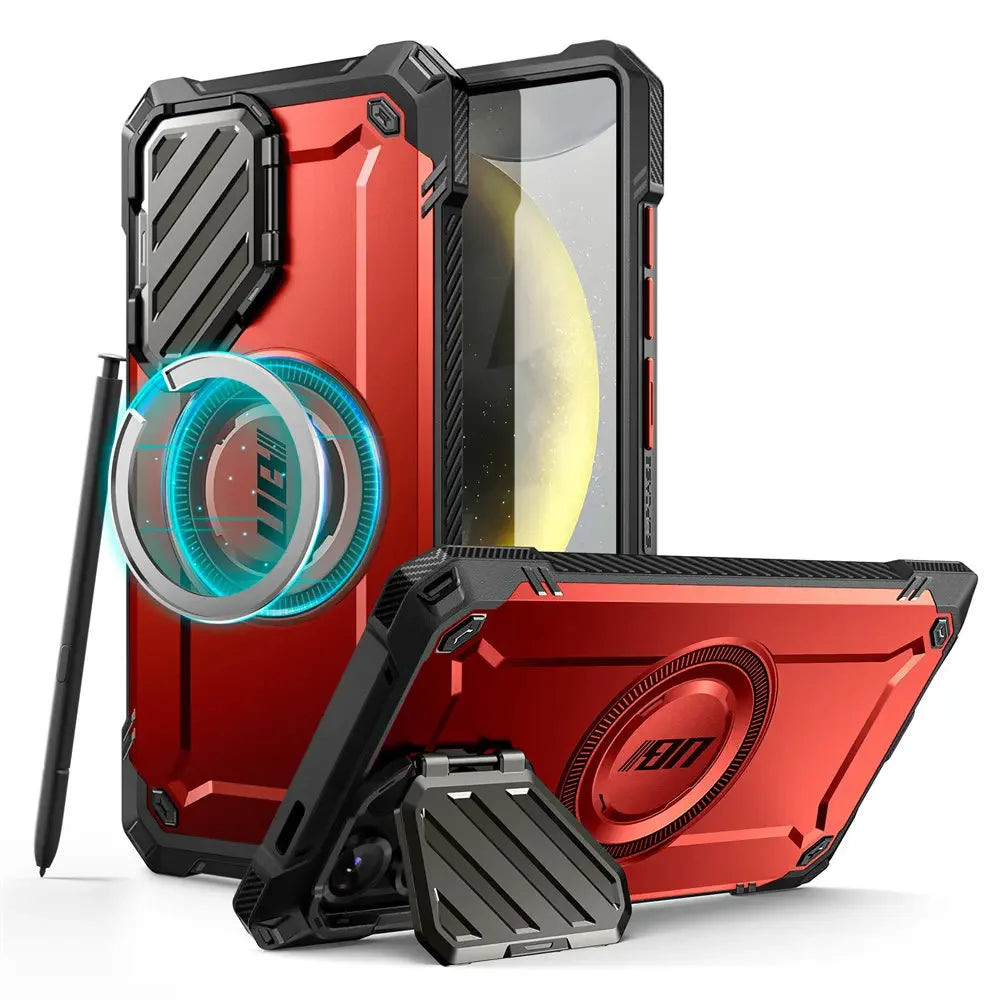 Samsung Galaxy S25 Ultra SUPCASE UB Mag XT Heavy Duty Rugged Case with Kickstand - Shockproof Protection for Outdoor, Work & Daily Use