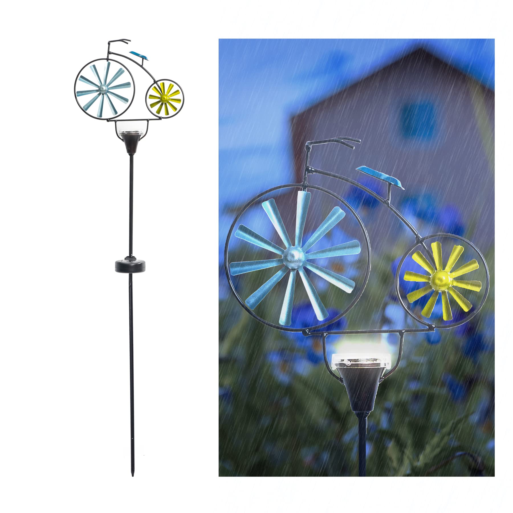Solar-Powered LED Garden Stake Lights - Waterproof Outdoor Decorative Lighting for Yard, Lawn, Patio, Deck, Pathway & Pond | Perfect for Backyard Landscaping, Evening Ambiance & Holiday Decorations