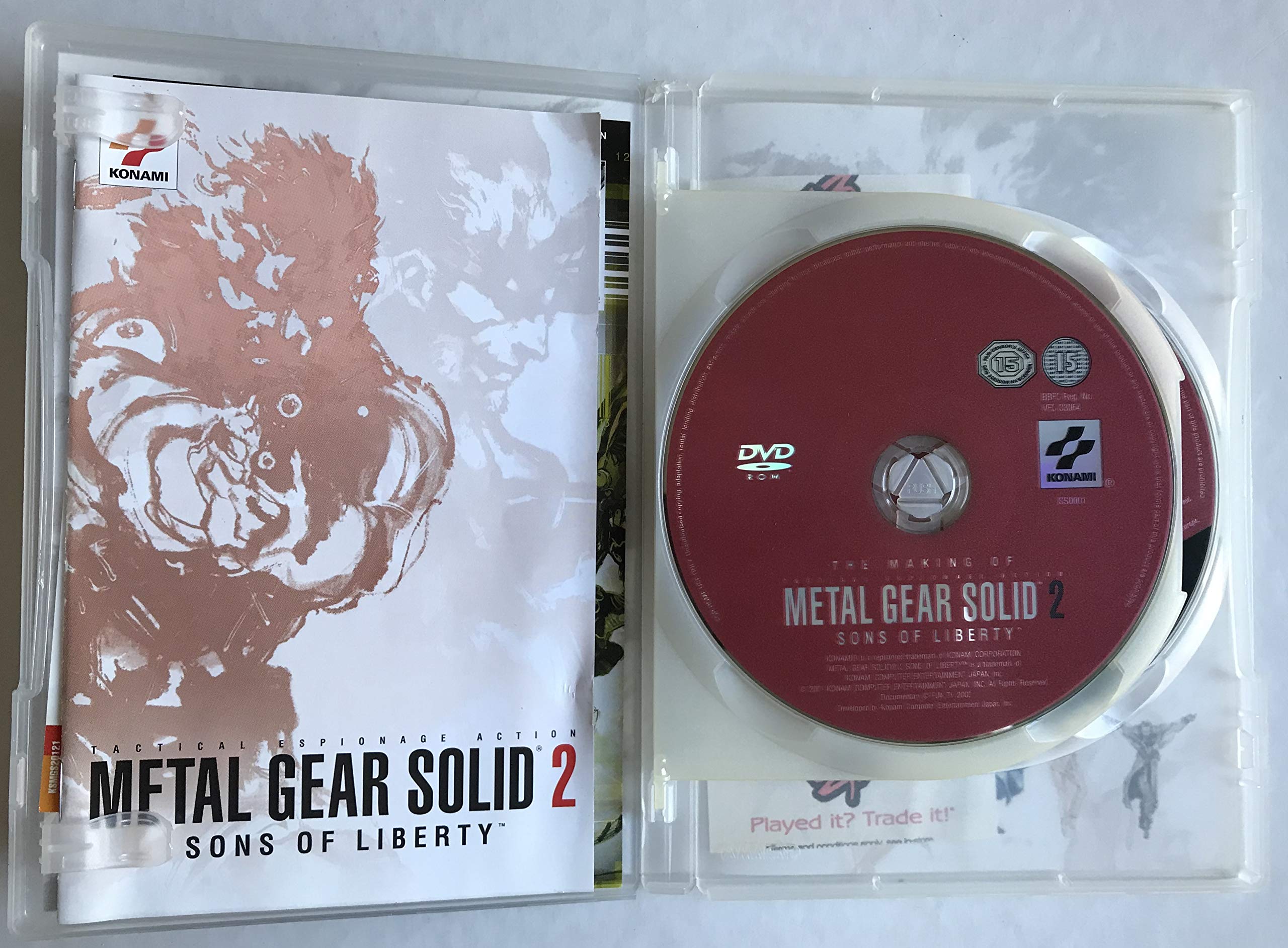 Metal Gear Solid 2: Sons of Liberty - PS2 Game | Action-Adventure Stealth Video Game for Playstation 2 | Perfect for Retro Gaming & Collectors