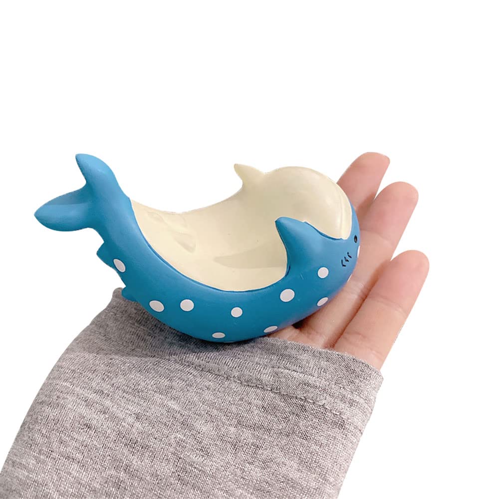 Creative Super Cute Sea Animals Dolphin Seal Penguin Phone Stand Holder - Small Fashionable Hands-Free Cell Phone Desk Stand for PC, Table, Office & Home Decor - Blue Seal - Perfect for Work, Study, and Watching Videos
