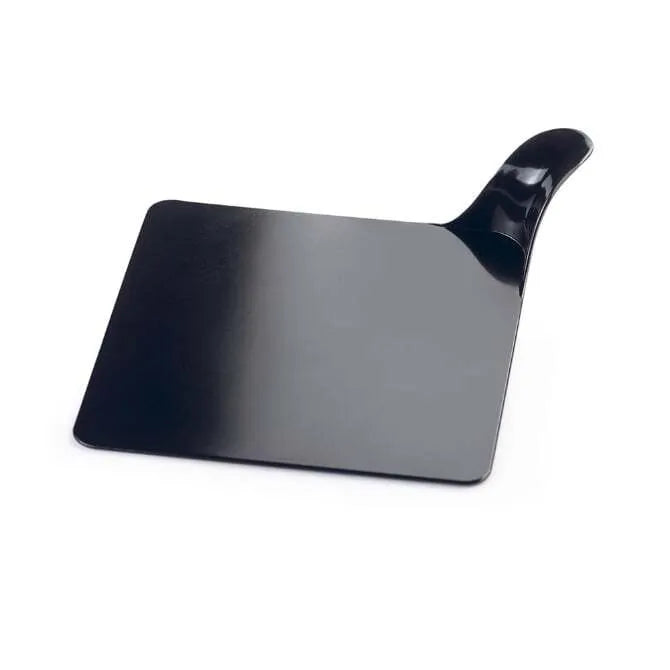 Square Black Single Serve Tray - Perfect for Parties, Catering, and Individual Portion Control | Durable and Stylish Serving Solution