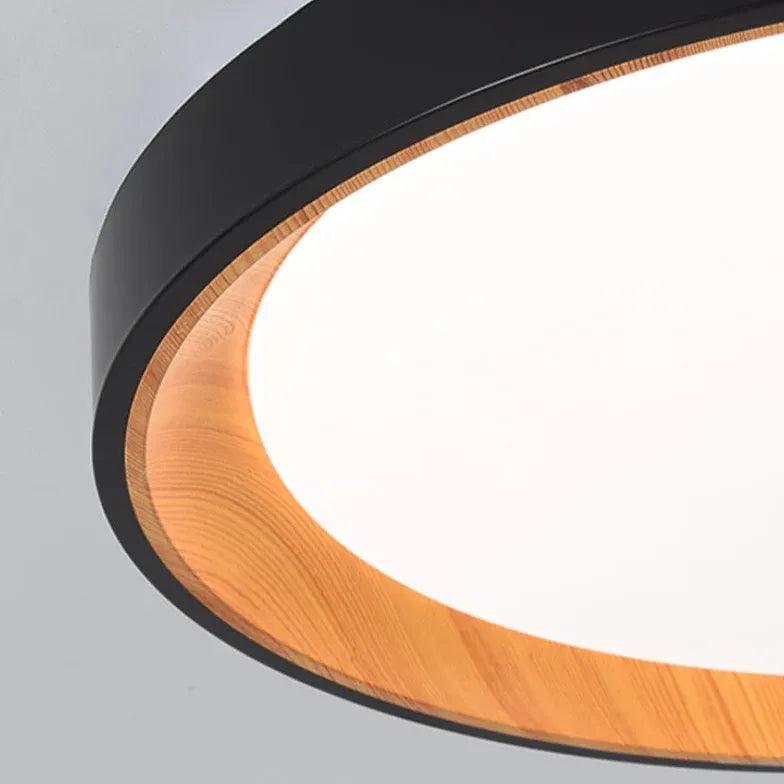 Modern Round Minimalist Ceiling Light Fixture - Energy Efficient LED Bedroom Lighting for Home Decor | Perfect for Bedroom, Living Room, and Dining Room Ambiance