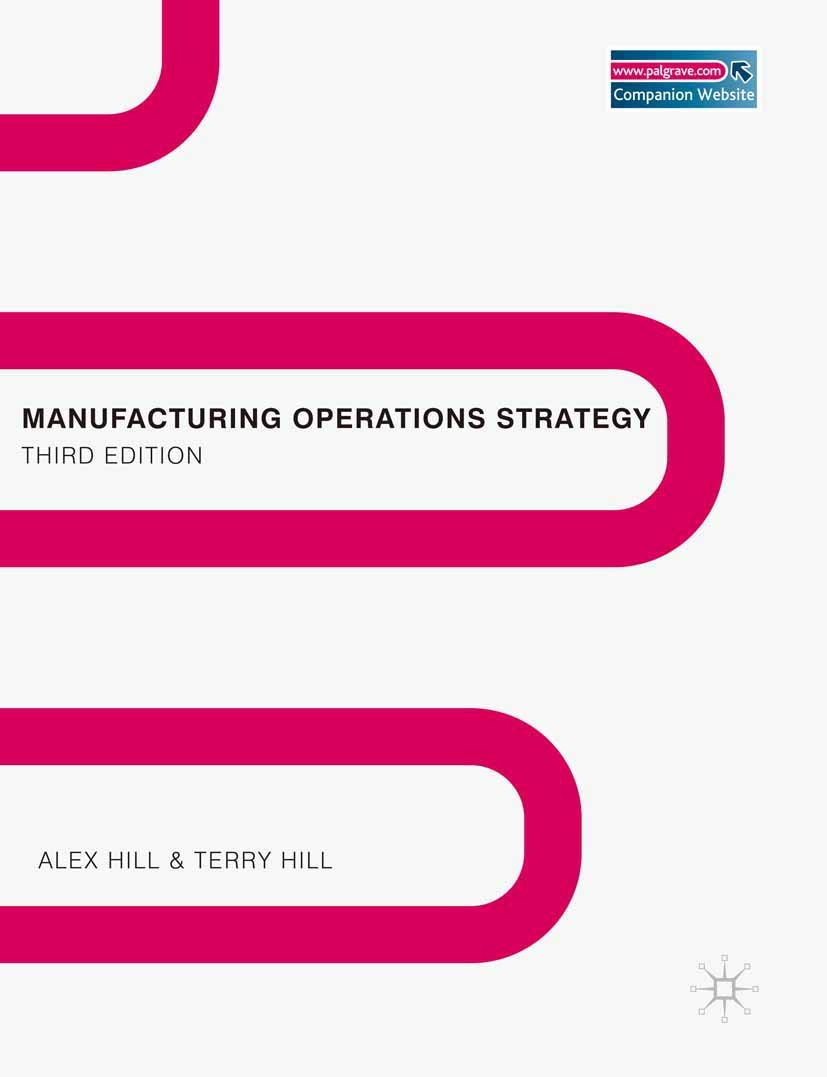 Manufacturing Operations Strategy: Essential Texts and Case Studies for Supply Chain Management & Business Efficiency | Improve Production Planning & Operational Performance