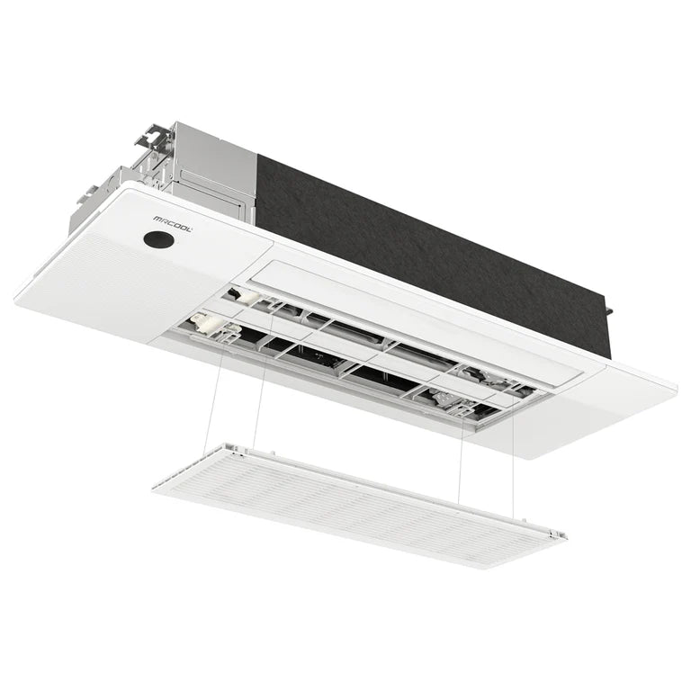 MRCOOL DIY 4th Gen 48,000 BTU 21 SEER 4-Zone Ductless Mini Split AC Heat Pump System with Ceiling Cassettes (12K+12K+12K+12K) - Perfect for Whole Home Cooling & Heating, Basements, Garages, and Commercial Spaces