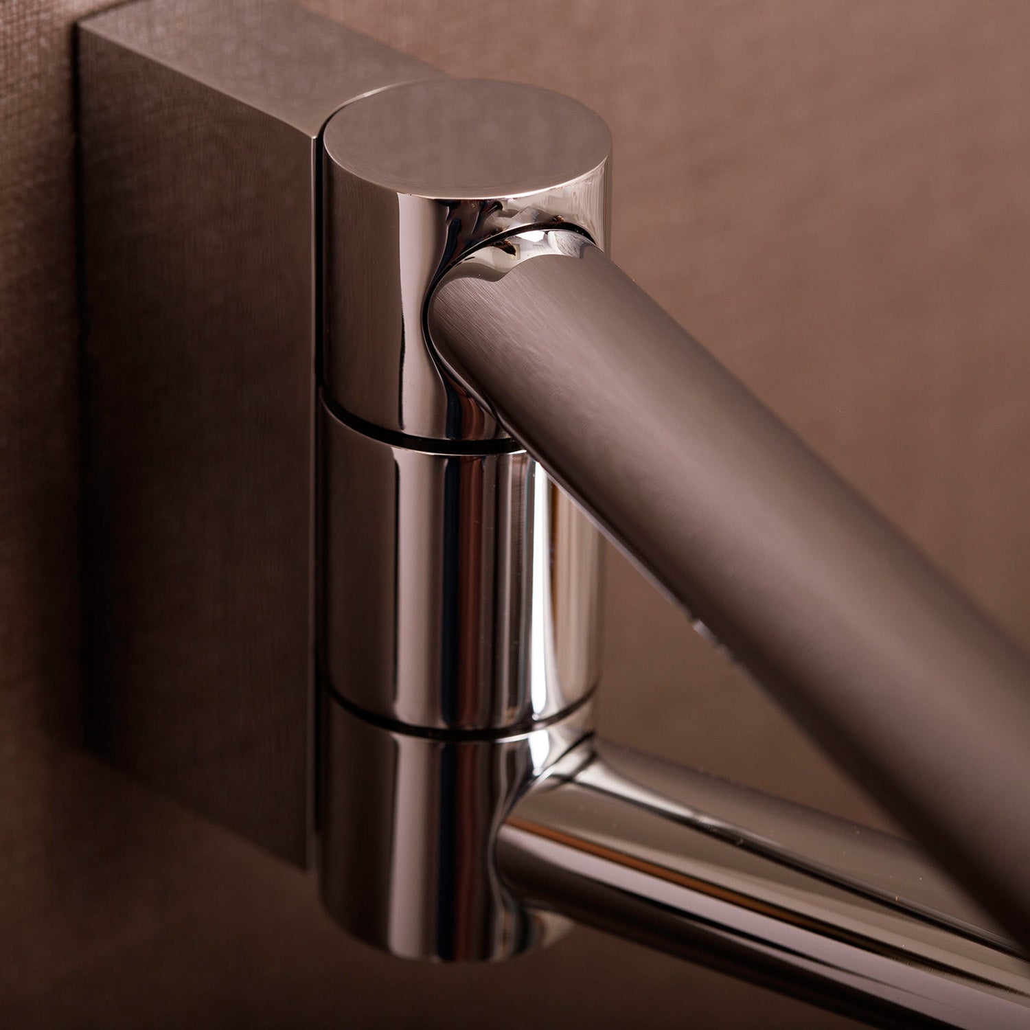 COSMIC Double Swivel Wall Mounted Towel Holder - Brass Body with Chrome Finish - 16.06