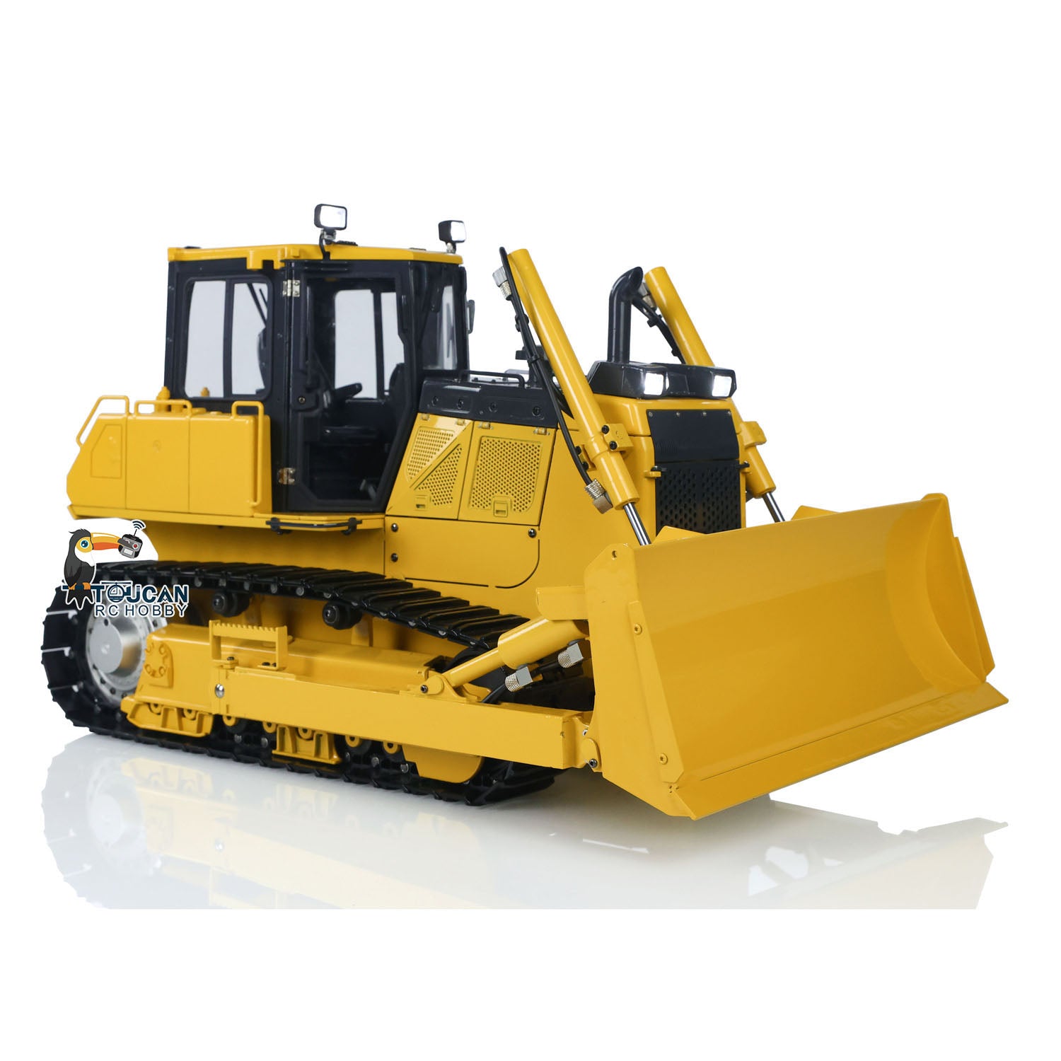 1/12 Scale RC Metal Hydraulic Bulldozer D65EX - Radio Controlled Construction Vehicle with I6S Light & Sound System | RTR Ready-to-Run Heavy Equipment Model for Adults & Kids | Perfect for Construction Simulation, Collecting, and Outdoor Play