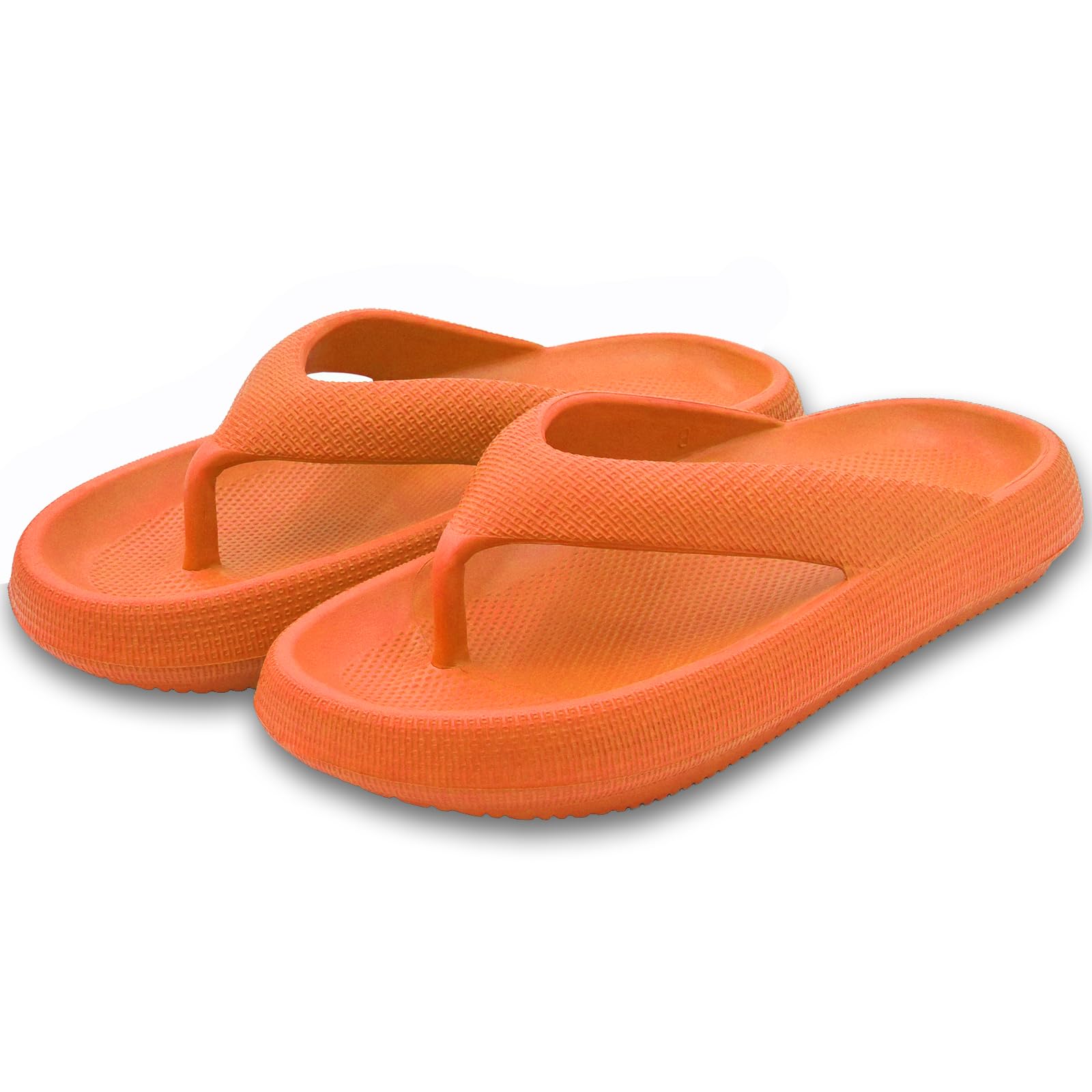 **Women's & Men's Pillow Soft Flip Flops - Cushioned EVA Slides Sandals for Beach, Spa, Bath & Walking - Comfortable Summer Sandals for Outdoor & Indoor Use**