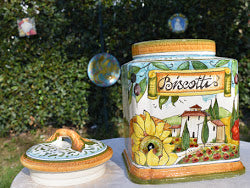 Large Ceramic Cookie Jar - Airtight Storage for Fresh Cookies, Crackers & Snacks - Perfect for Kitchen, Pantry & Gift Giving