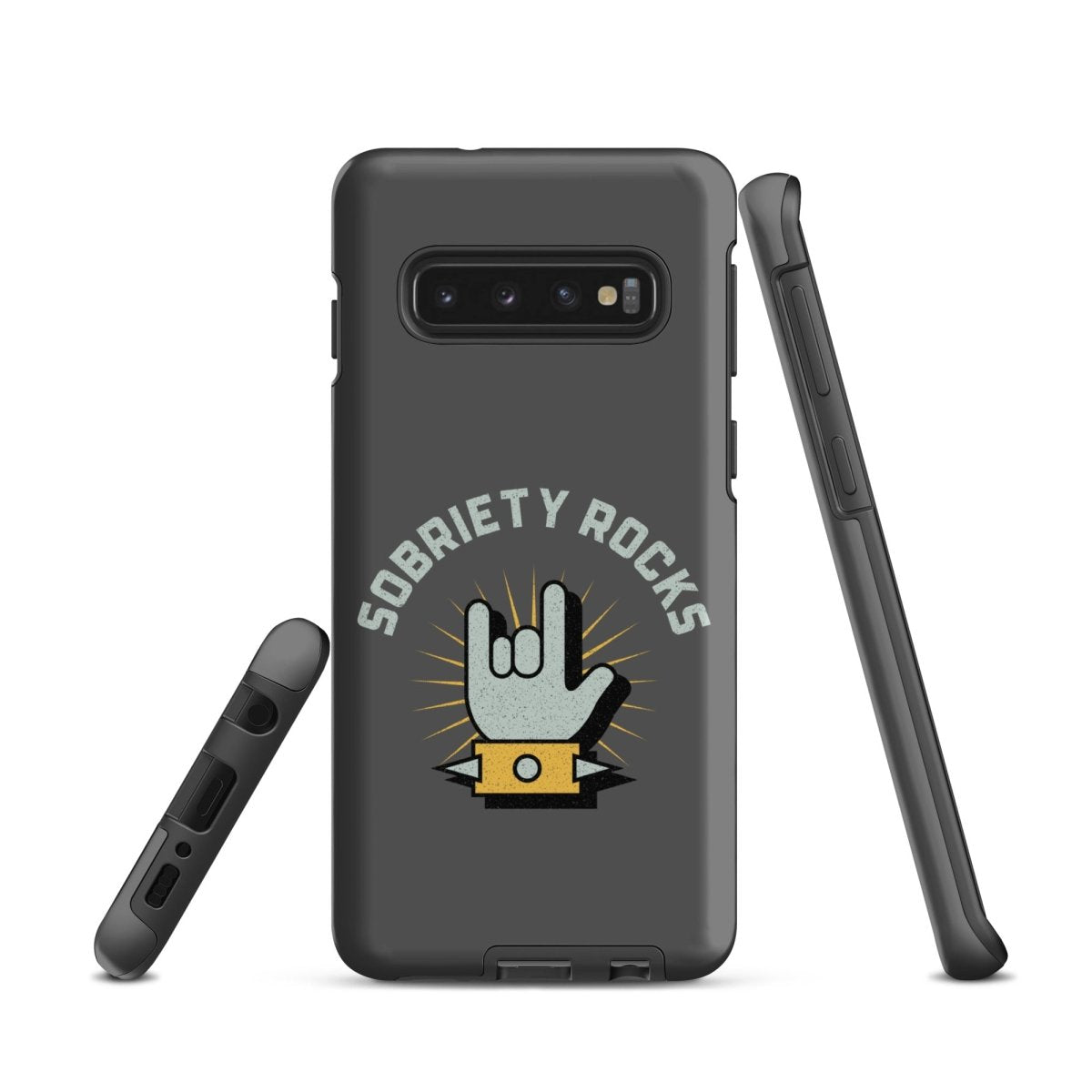 Durable Sobriety Rocks Tough Case for Samsung Galaxy - Perfect for Outdoor Adventures & Daily Protection