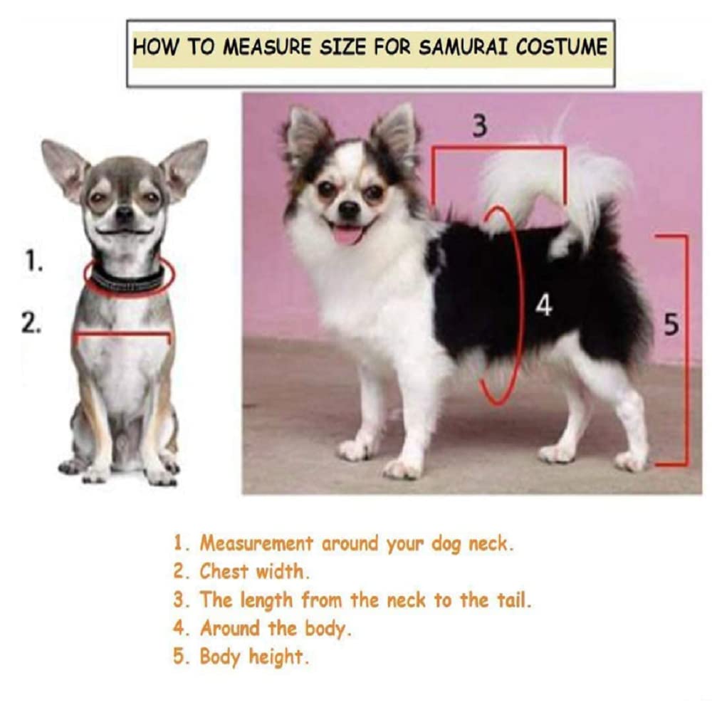 Custom Japanese Samurai Armor Dog Costume - Handmade Genuine Leather Black/Blue Cosplay Outfit for Medium Dogs | Perfect for Halloween, Cosplay Events & Pet Fashion Shows | Please Provide Pet Measurements