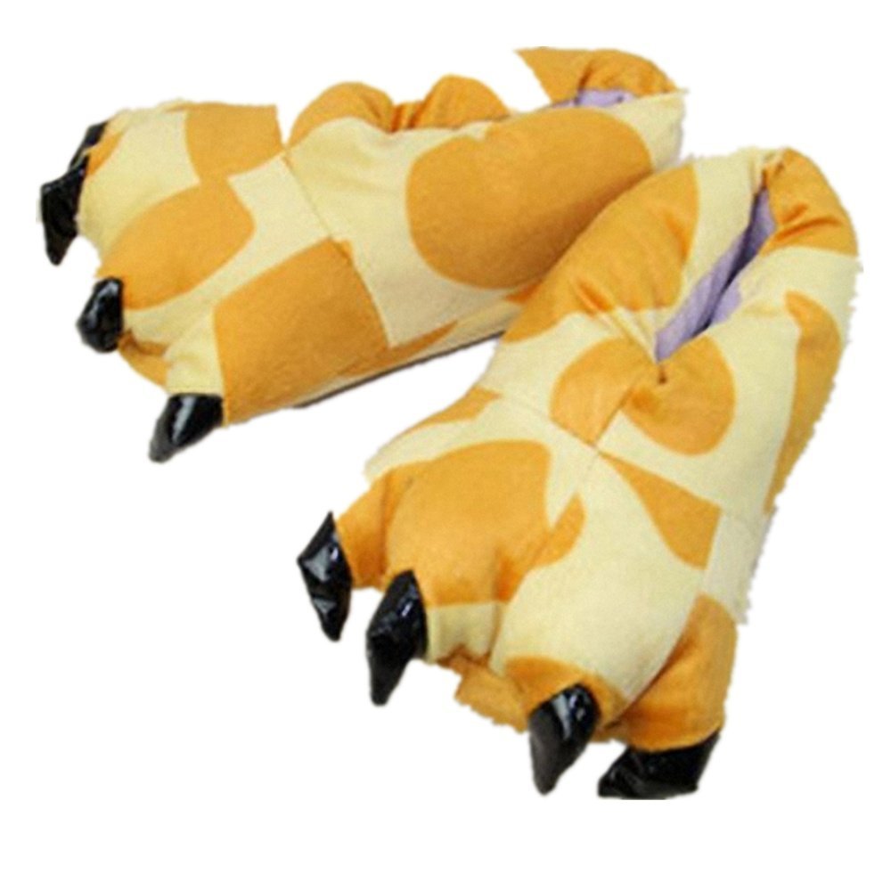 Monster Paw Plush Slippers - Cute Cosplay Claw Slippers for Adults & Kids | Soft Indoor House Shoes for Halloween Costume, Anime Conventions & Home Comfort