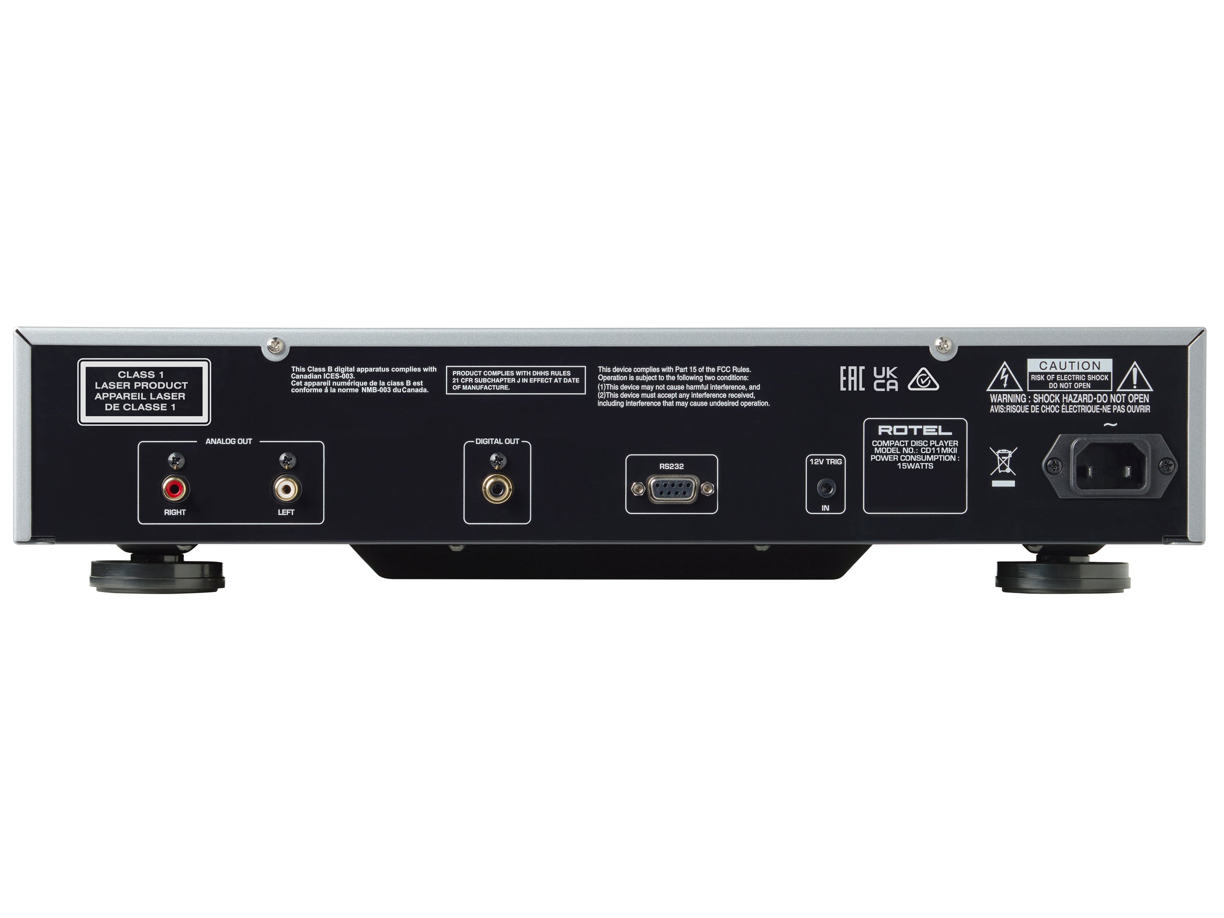 Rotel CD11 MKII CD Player - High-Fidelity Audio CD Player for Home Stereo System, Audiophile Music Listening & Hi-Fi Sound Experience