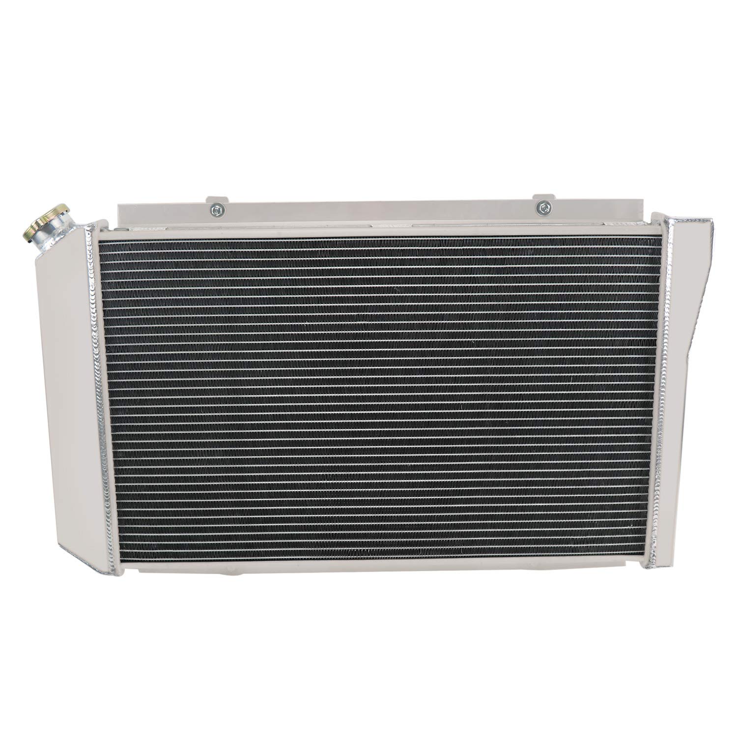 High-Performance 3-Row Aluminum Radiator for 1982-2002 Chevy S10 Blazer Corvette 5.7L V8 - Includes Cooling Fan, Shroud & Relay Kit - Perfect for Off-Roading, Towing & Hot Weather Driving