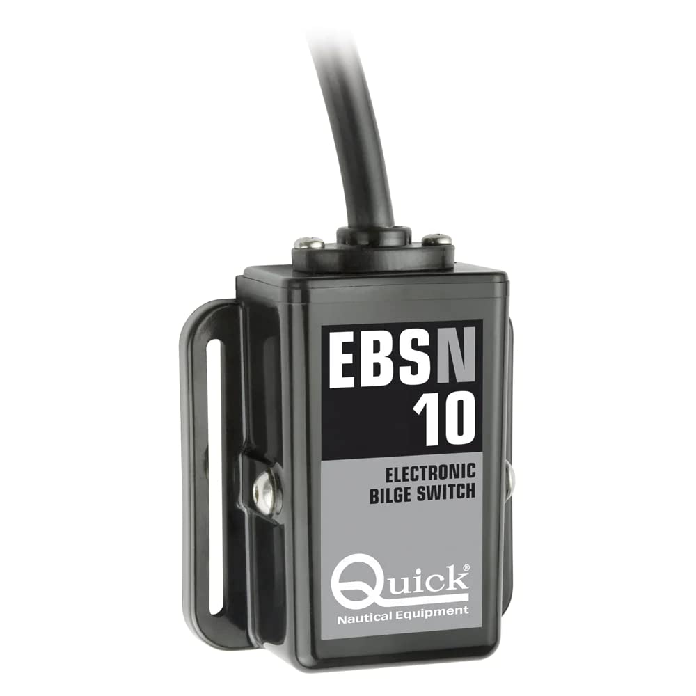 EBSN 10 Electronic Switch for Bilge Pump - 10 Amp Automatic Boat Bilge Pump Control - Perfect for Marine, Yacht, and Boat Bilge Systems