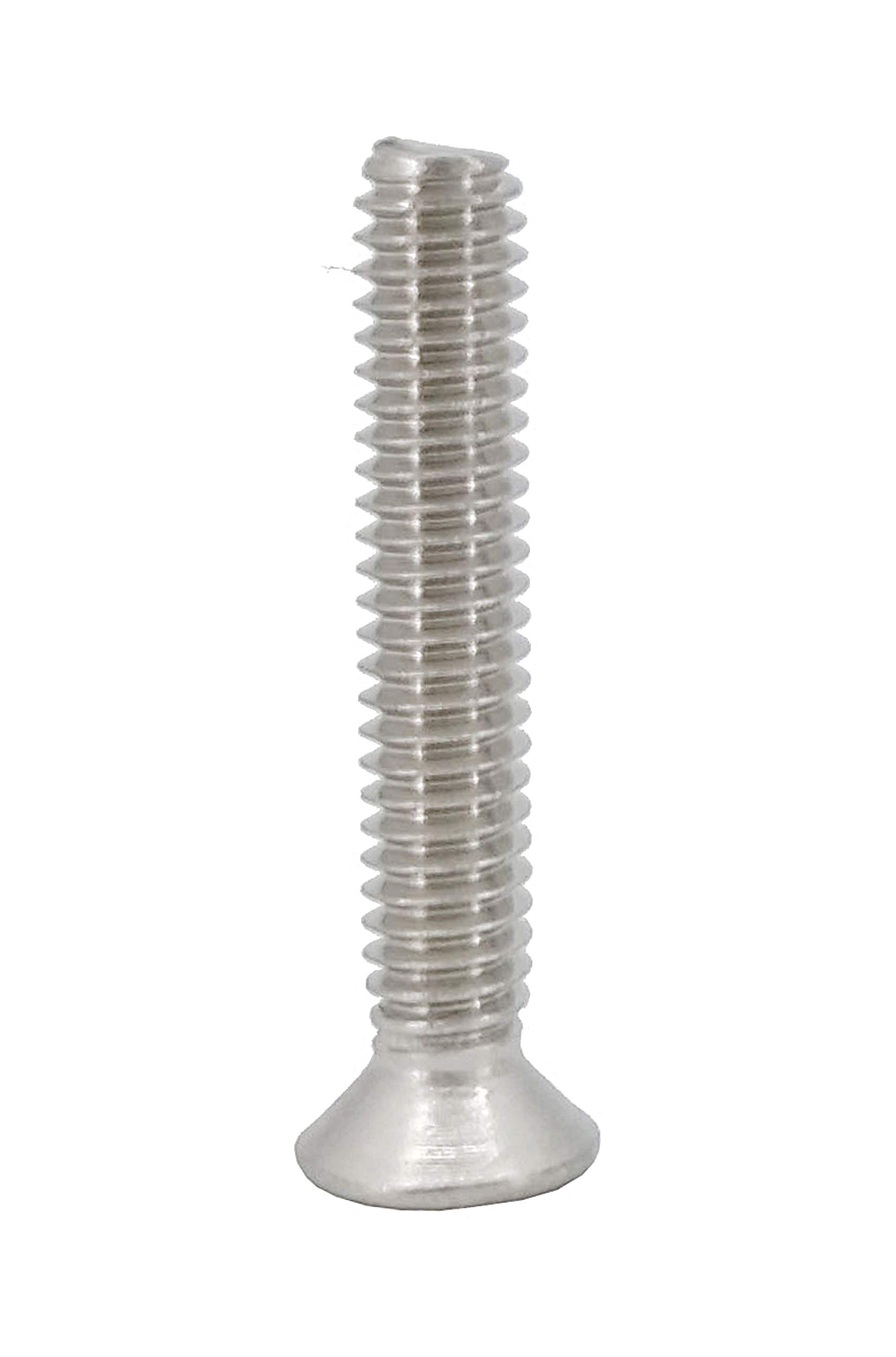 FixtureDisplays® 8-32 x 1 Inch Stainless Steel Flat Head Machine Screws - Phillips Drive, Full Thread, 18-8 Grade - Perfect for DIY Projects, Furniture Assembly, and Industrial Applications