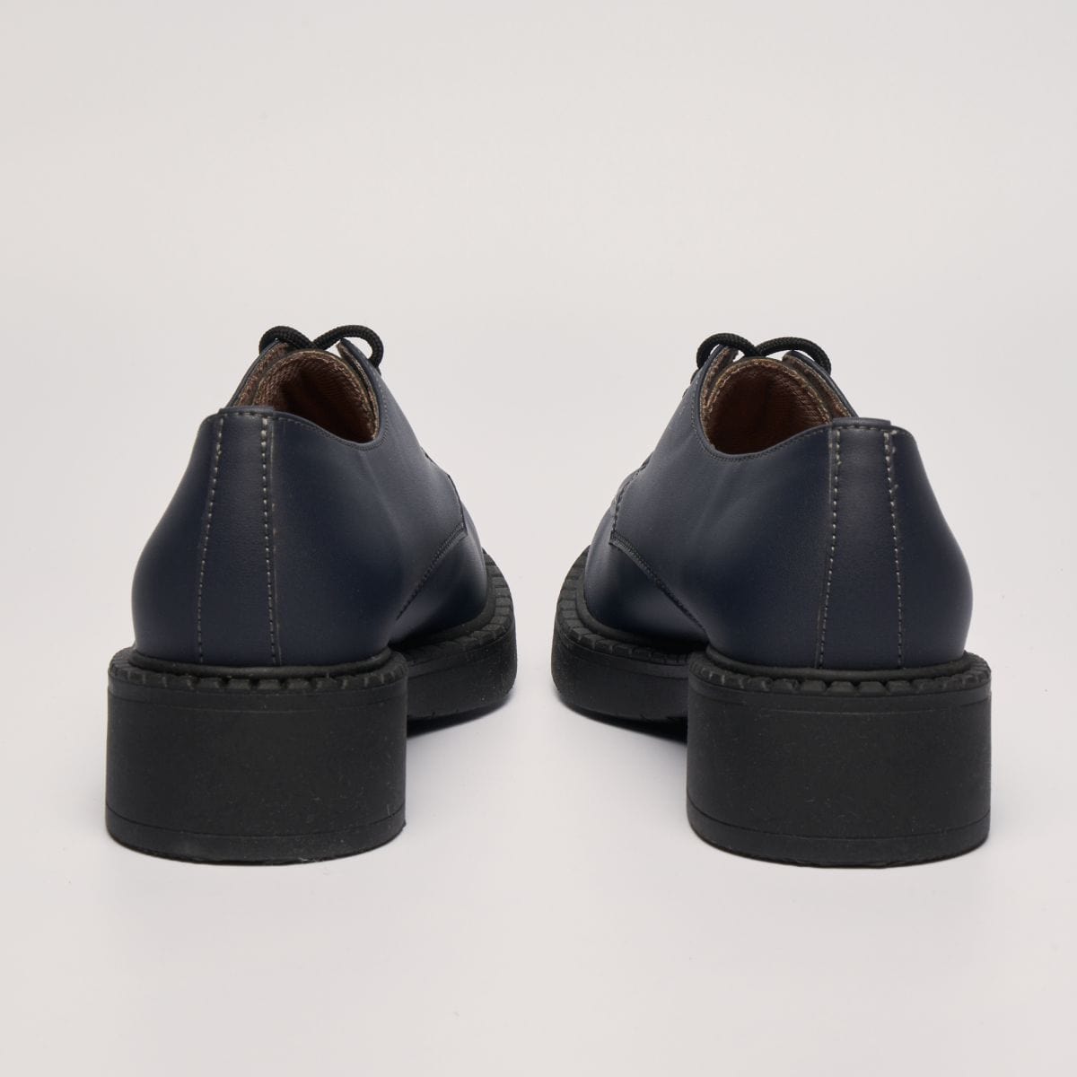 Helen Women's Vegan Corn Leather Slip-On Loafers - Comfortable Navy Blue Casual Shoes for Work, Travel & Everyday Wear