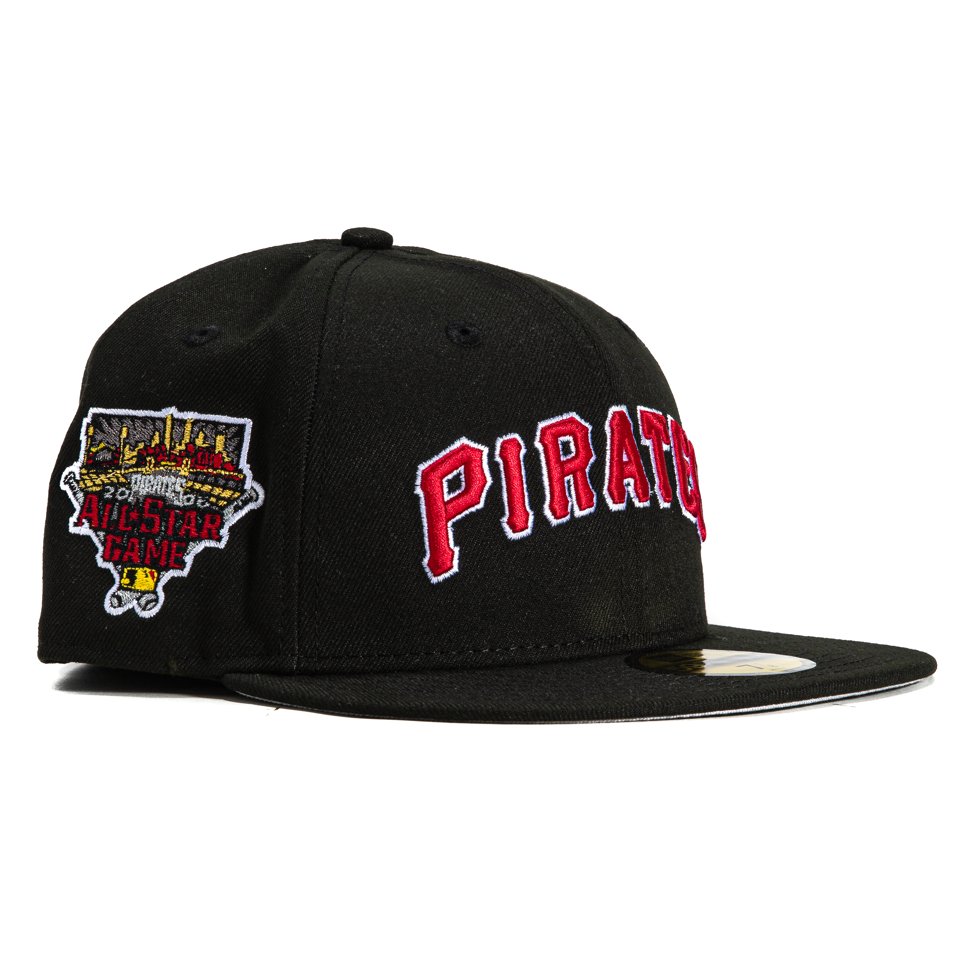 New Era 59Fifty Pittsburgh Pirates 2006 All Star Game Patch Snapback Hat - Black & Red Baseball Cap for Men & Women - Perfect for MLB Games, Sports Events & Streetwear Fashion