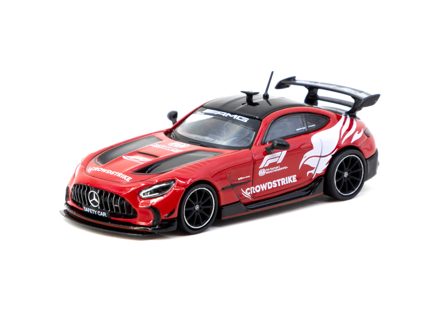Tarmac Works 1/64 Scale Mercedes Benz AMG GT Black Series Safety Car Diecast Model - Perfect for Collectors, Racing Enthusiasts & Kids Play