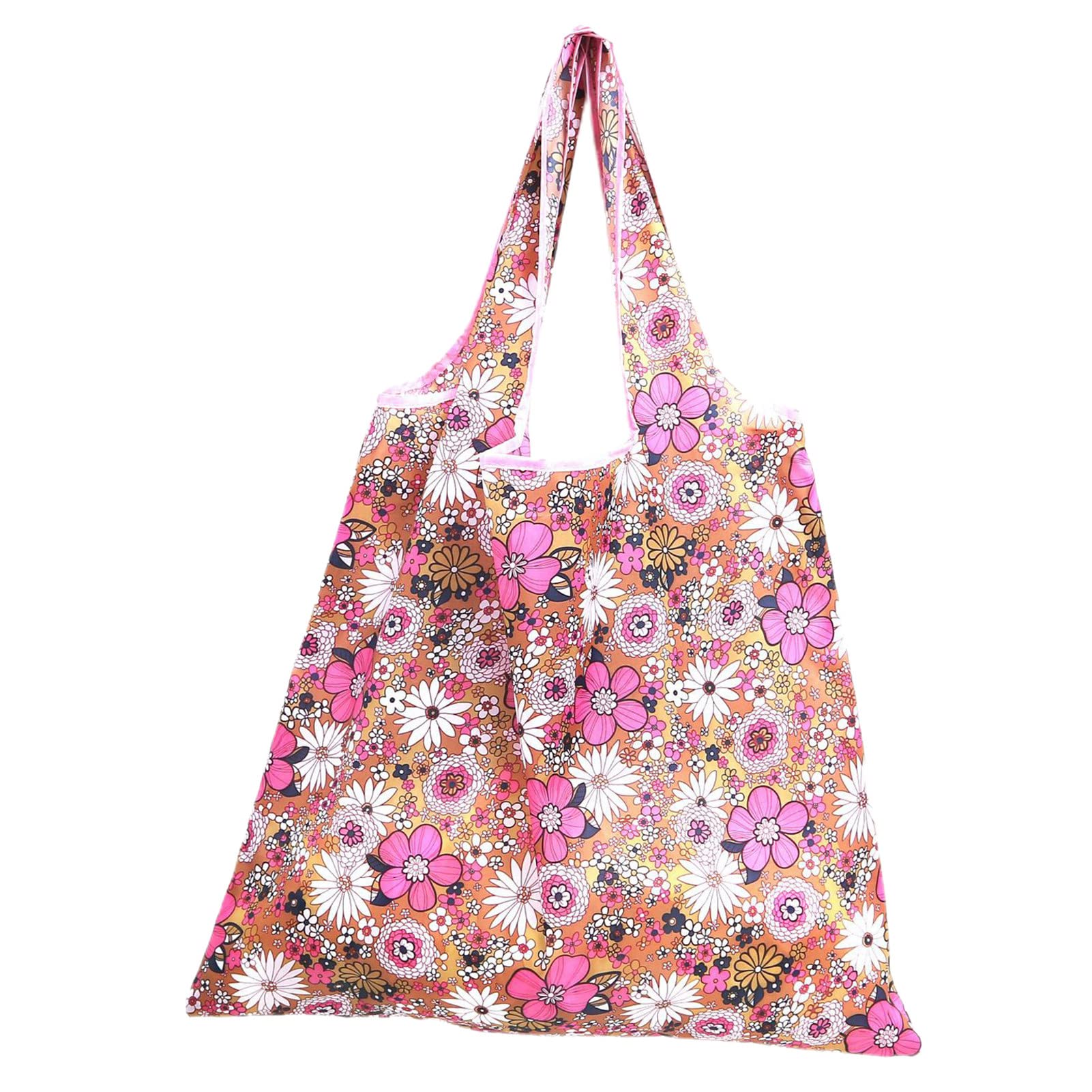 Foldable Grey990 Shopping Bag - Large Capacity Polyester Grocery Tote with Printing - Perfect for Grocery Shopping, Travel & Household Use
