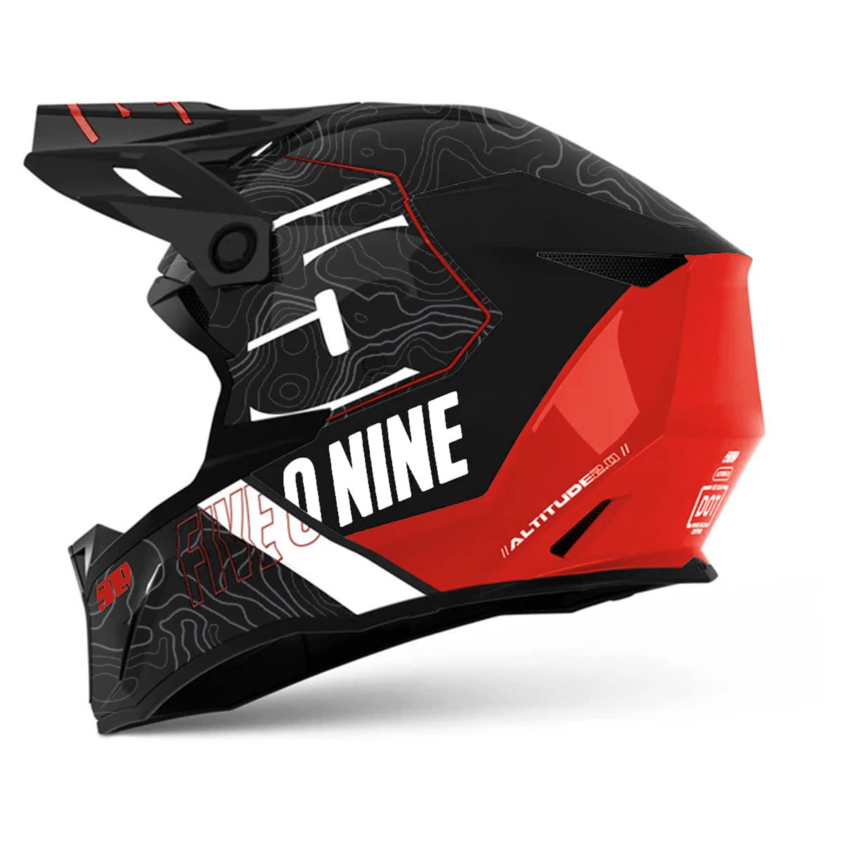509 Altitude 2.0 Snowmobile Helmet - Lightweight & Durable Winter Sports Gear for Snowmobiling, Skiing & ATV Riding - Windproof & Fog-Resistant Visor