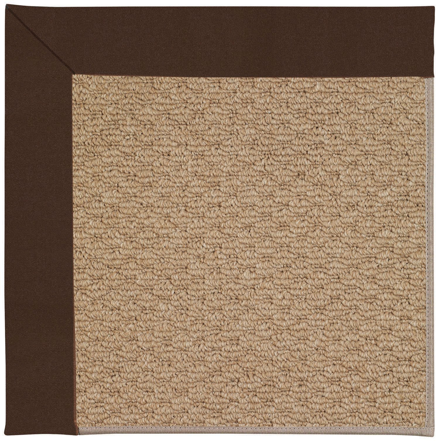 Capel Rugs Zoe Raffia Rectangle Machine Tufted Area Rug 7x9 Feet Brown - Soft Boho Chic Living Room Rug for Bedroom, Dining Area & Home Decor