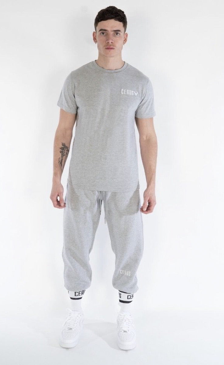 Cerus Grey Elevate T-Shirt for Men - Comfortable Casual Tee for Everyday Wear | Gym, Workout, Streetwear & Lounge