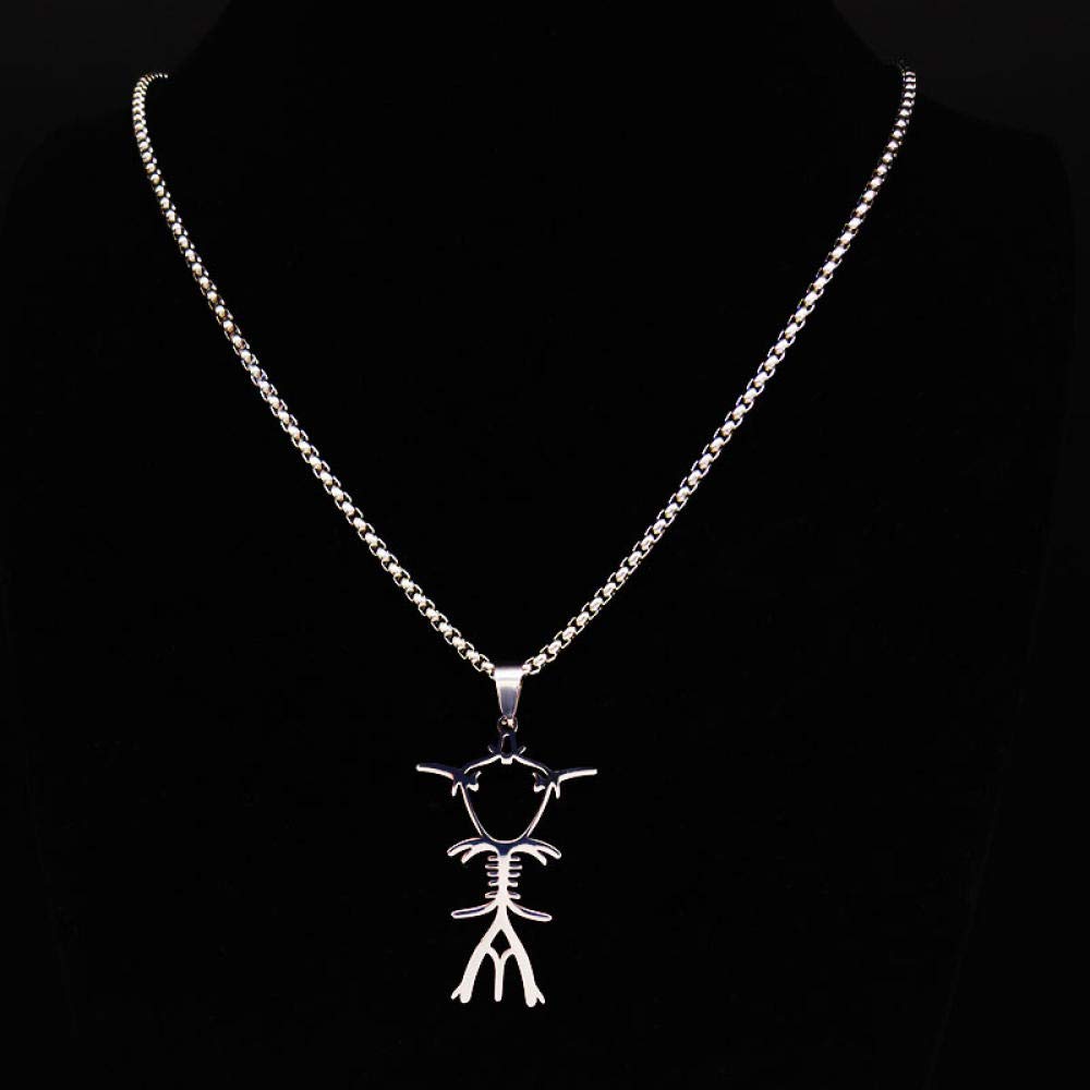 Stainless Steel Brain Circulatory System Necklace Pendant for Women - Silver Jewelry for Science Lovers, Medical Professionals & Unique Gift Ideas