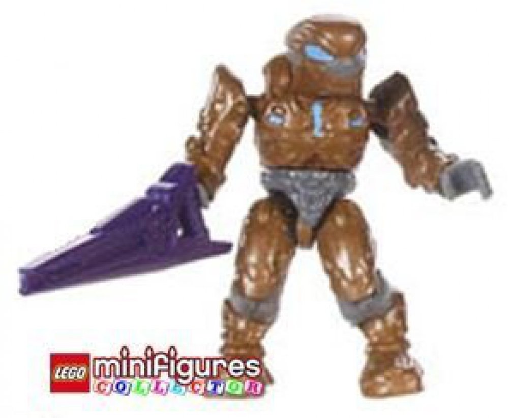 Mega Bloks HALO Copper Elite Flight Minifigure & Weapon Set - Series 2 Building Blocks for Kids | Perfect for Halo Fans, Collectors & Action Figure Play Battles