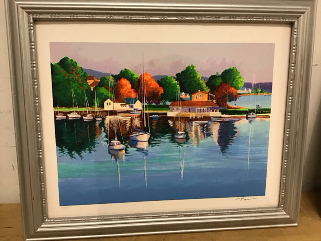 20 x 27.5 Alex Pauker Serigraph Summer Day Art Print - Vibrant Wall Decor for Living Room, Bedroom & Office - Perfect Gift for Art Lovers