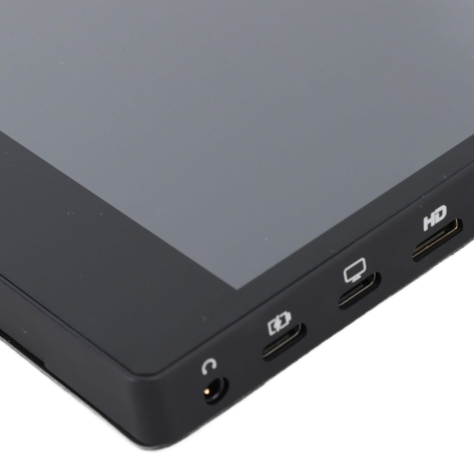 HELEVIA 15.6 Inch Portable USB Monitor - Laptop Screen Extension with Gaming Display & PU Leather Cover for Travel, Home and Office Use | Perfect for Remote Work, Gaming Setup and Business Presentations