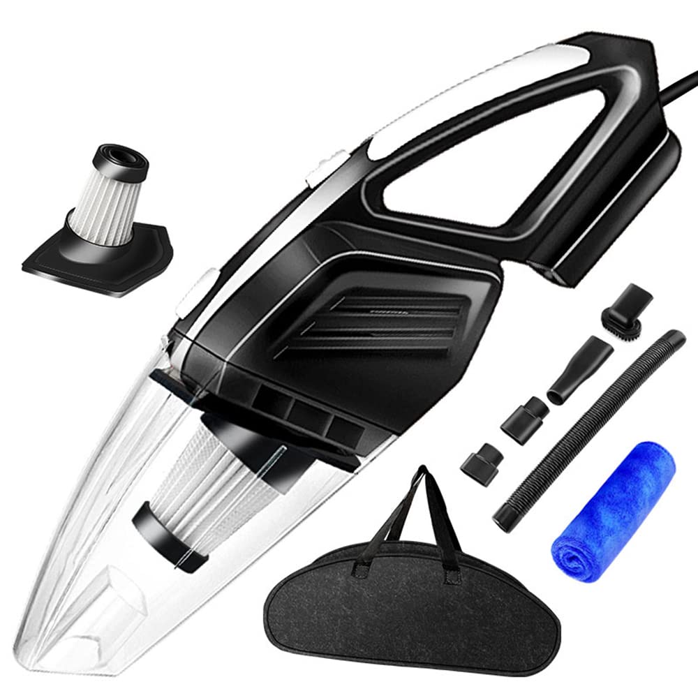 Powerful 6KPA Car Vacuum Cleaner - Compact for Car & Home Use