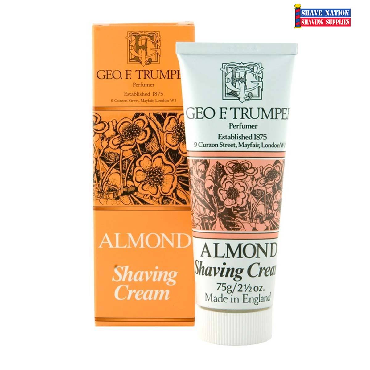 Geo F Trumper Luxury Shaving Cream Tube for Men - Premium British Grooming for Sensitive Skin - Perfect for Travel & Daily Shaving Routine