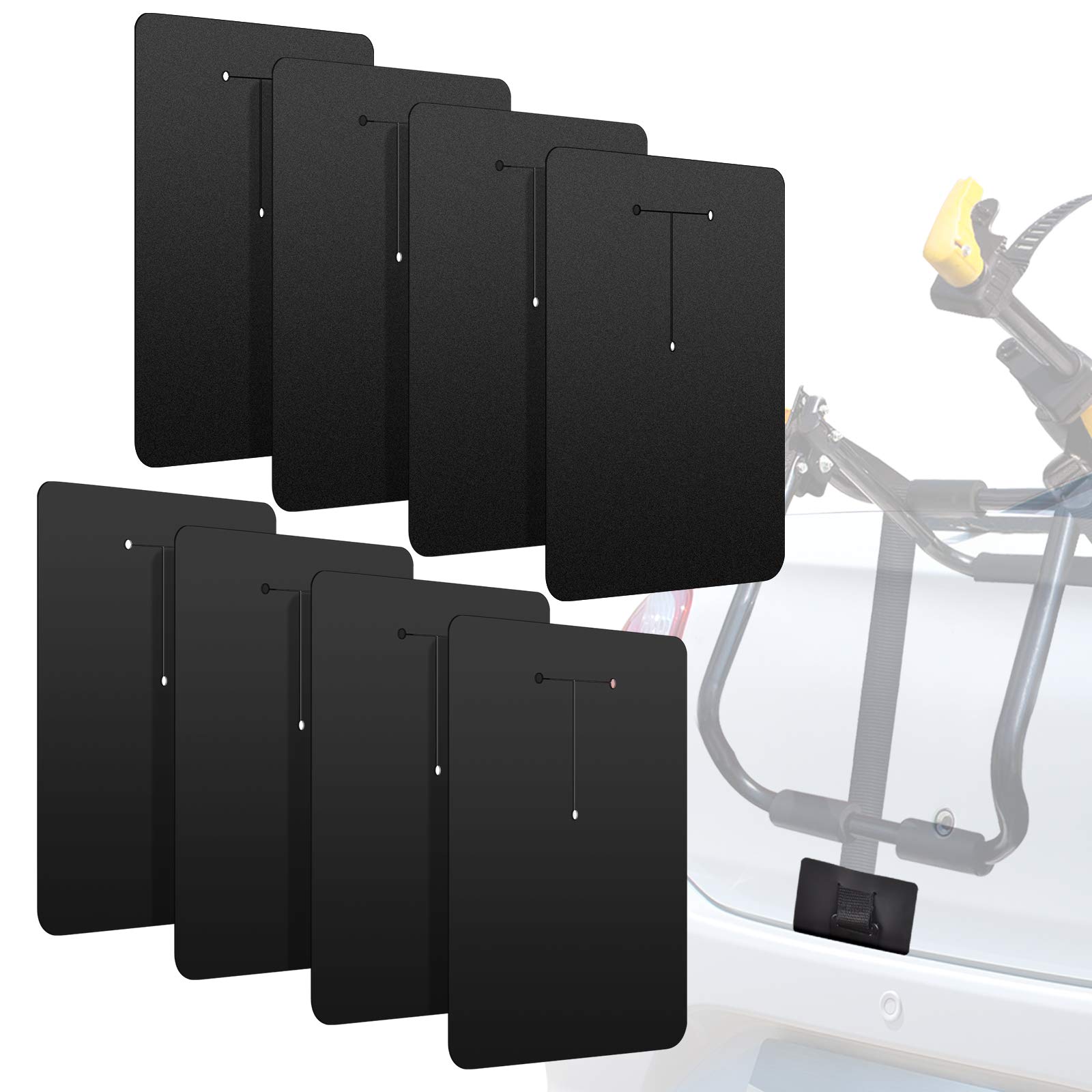 Ubenic 8-Pack Car Trunk Bike Rack Scratch Protectors - Anti-Scratch Protection Pads for Bike Rack Paint Protection | Perfect for Road Trips, Cycling Adventures & Vehicle Protection