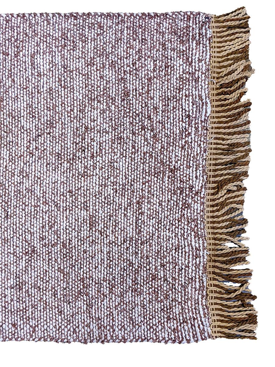 Vibrance Modern Flatweave Wool Rug 9.9 x 2.8 Feet - Soft & Durable Handmade Area Rug for Living Room, Bedroom, or Office - Neutral Home Decor & Floor Covering