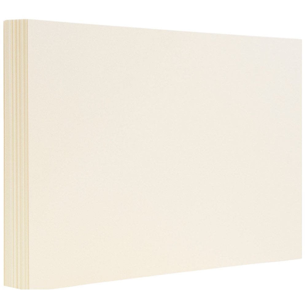 Blank Ivory Note Cards 4.6x6.3